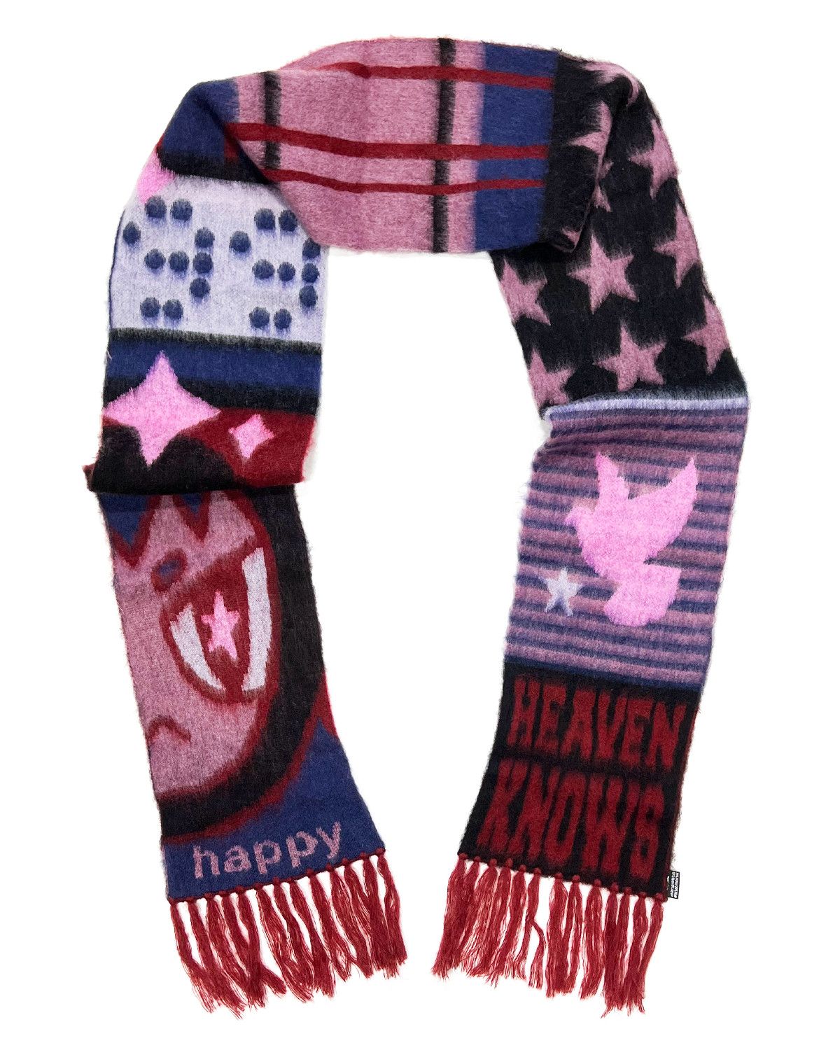 image of Happy99 Happy 99 Pinkpantheress Heaven Knows Scarf, Men's