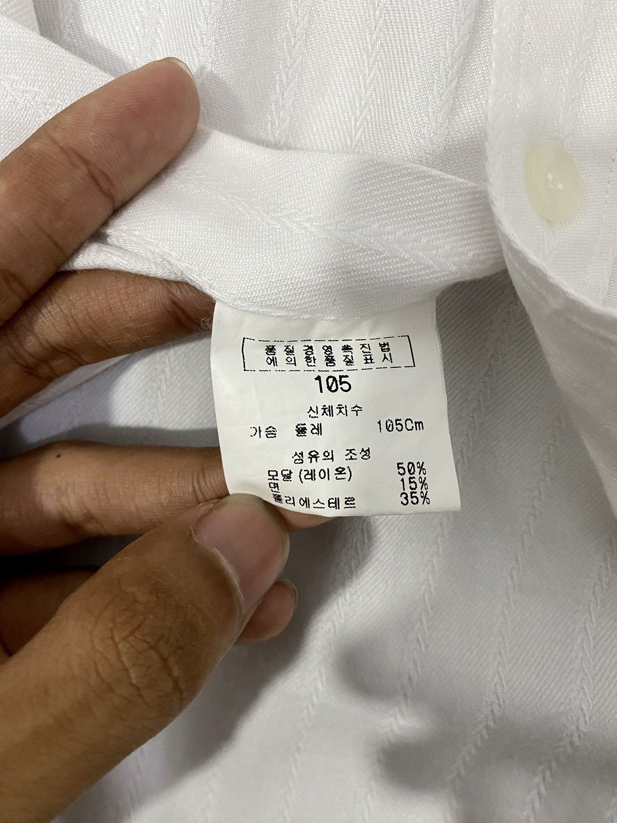 Balenciaga × Vintage 💥All White💥Balenciaga Shirt Buttons Up Size US L / EU 52-54 / 3 - 9 Thumbnail