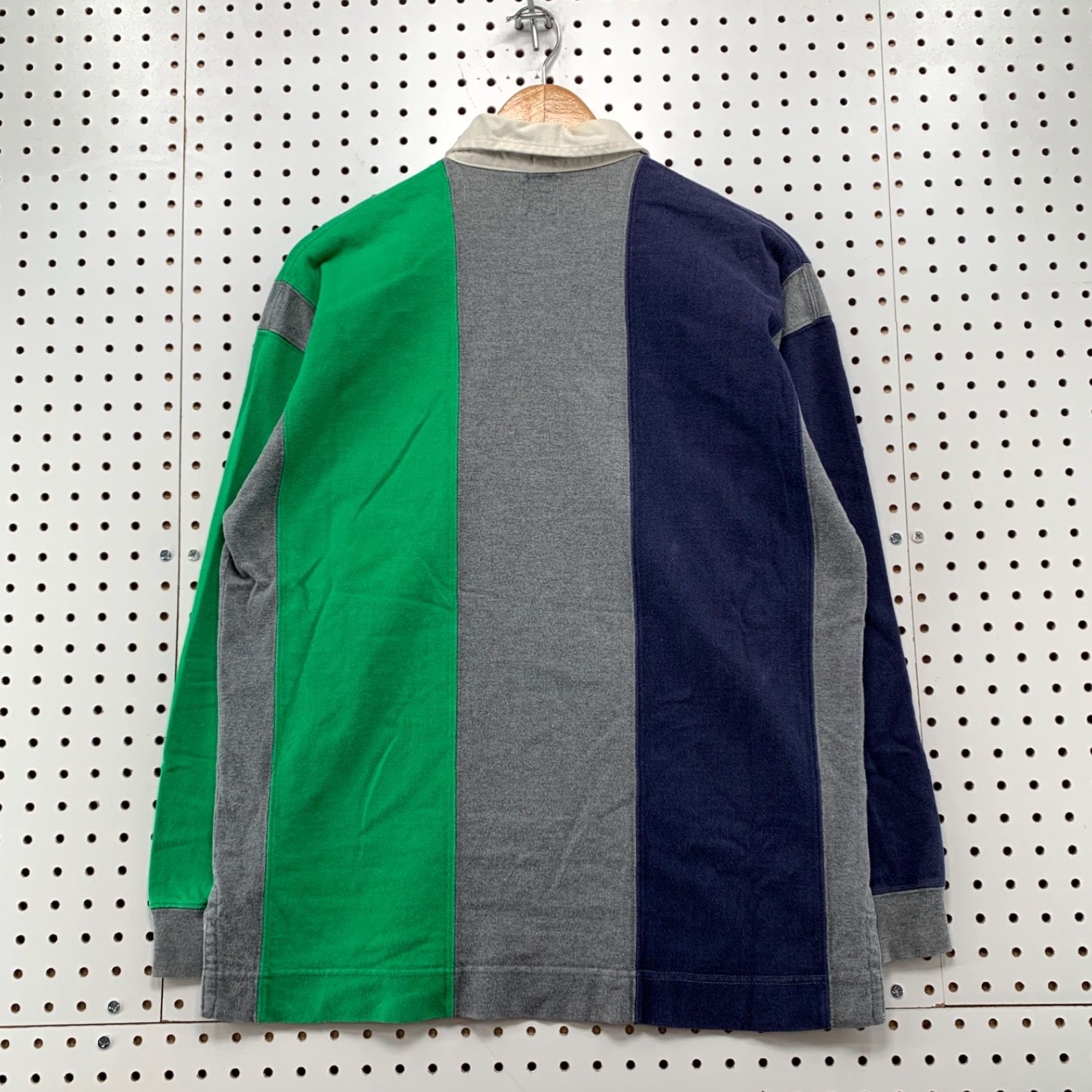 Gap Vintage Gap Rugby Polo Shirt Men Small Gray Horizontal Striped 90s Casual Summer Size US S / EU 44-46 / 1 - 2 Thumbnail