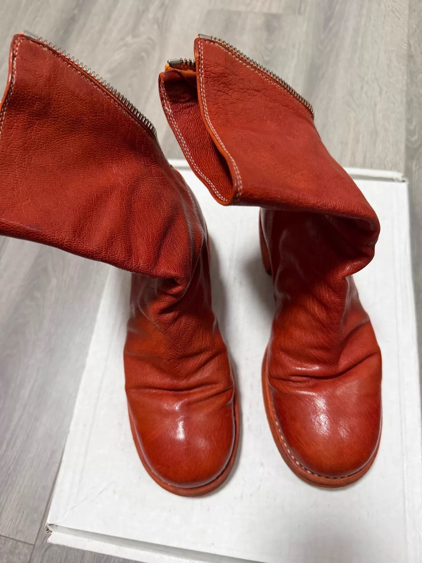 Guidi Guidi 788Z Limited Orange 36.5 Worn Briefly Size US 6 / IT 36 - 1 Thumbnail