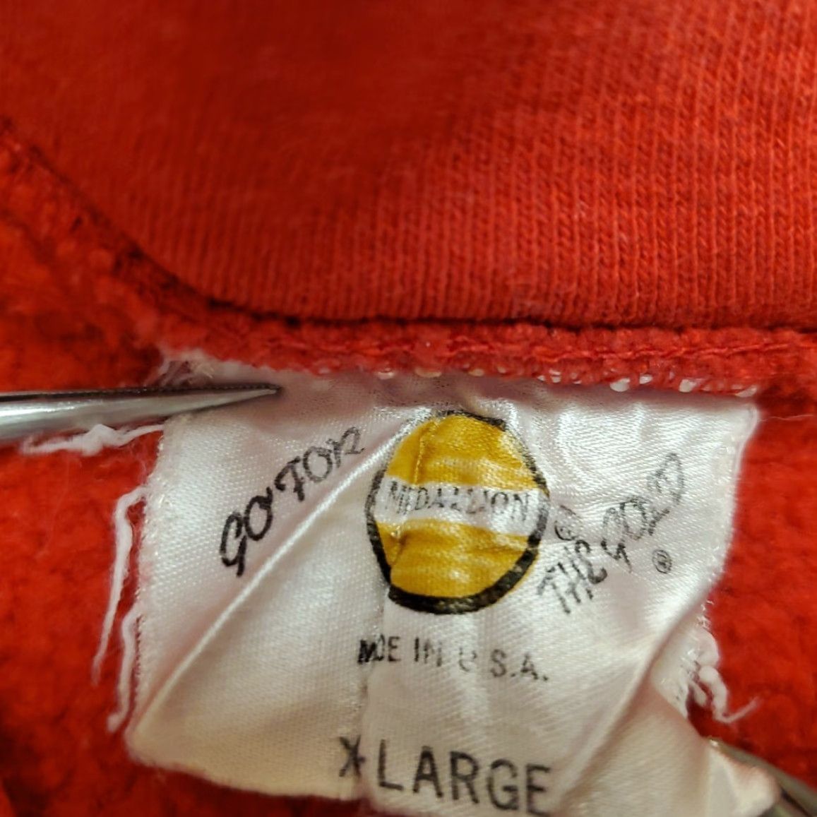 Vintage VINTAGE Captain Morgan Sweatshirt Mens XL Red USA 70s Reverse Weave Cotton Blend Fleece Pullover Crew Neck Long Sleeve.jpg Size US XL / EU 56 / 4 - 7 Thumbnail