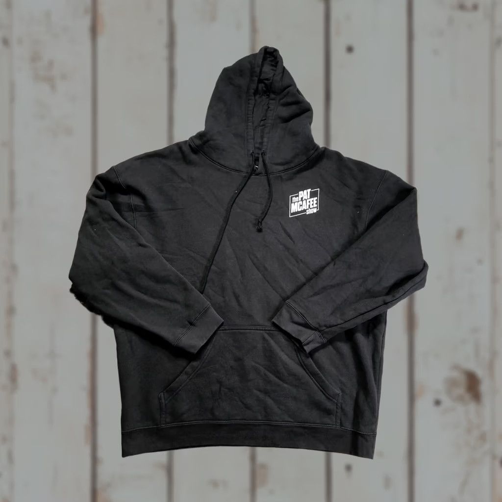 Vintage The Pat McAfee Show Hoodie Sweatshirt Mens 3XL Black Fleece Graphic Logo Size US XXL / EU 58 / 5 - 1 Thumbnail
