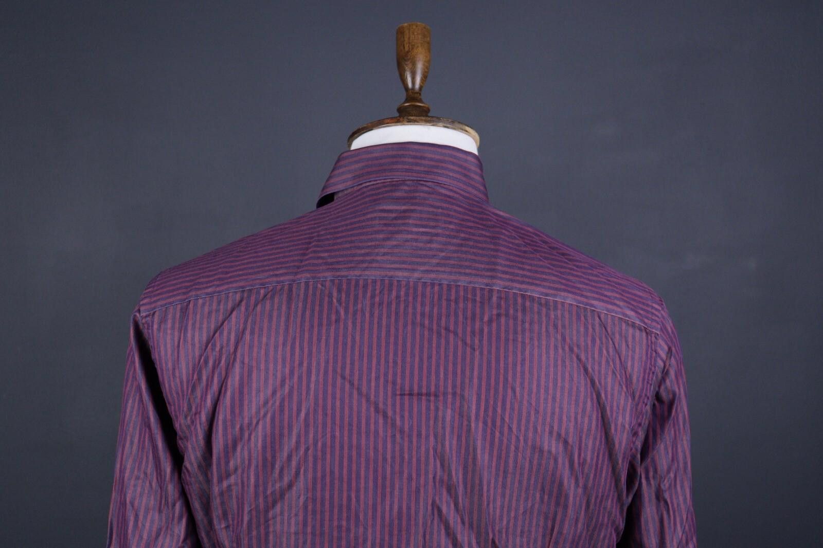Eton Eton Contemporary Vintage Stripe Button Shirt Size 41 16 Size US L / EU 52-54 / 3 - 6 Thumbnail