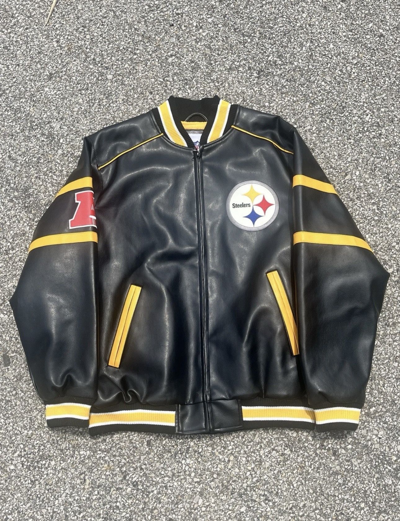 NFL NFL AFC Steelers leather jacket size large Size US L / EU 52-54 / 3 - 1 Thumbnail