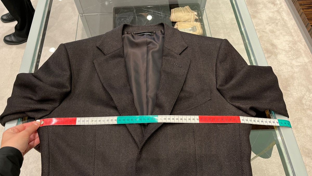 Tom Ford o1loc1c0125 2LYN01 Wool Blend Suit in Brown Size US M / EU 48-50 / 2 - 3 Thumbnail