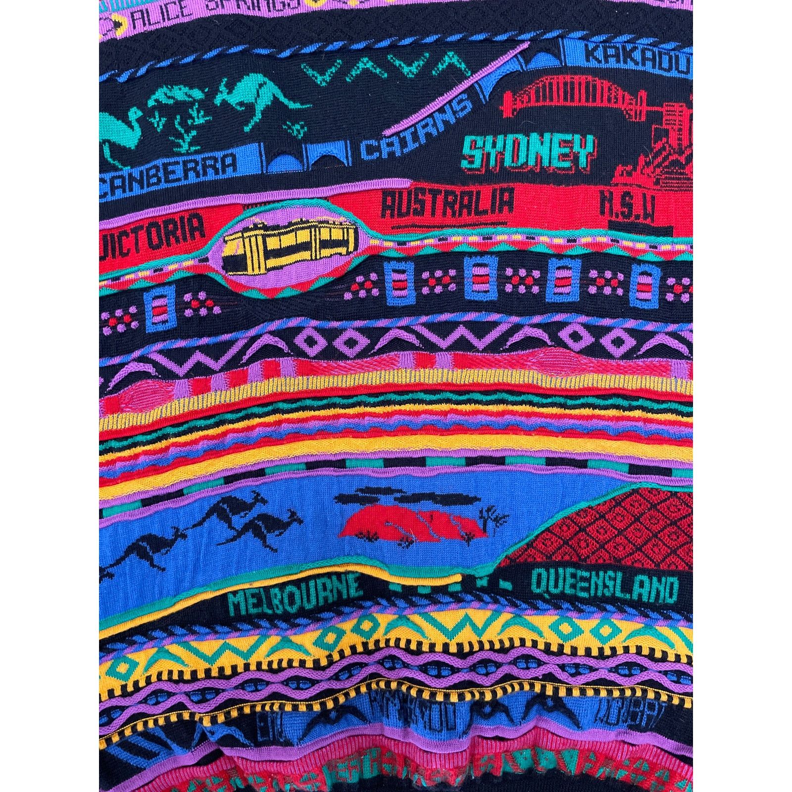 Vintage Emaroo Australian COOGI Style Vest Knit L Size US L / EU 52-54 / 3 - 6 Thumbnail