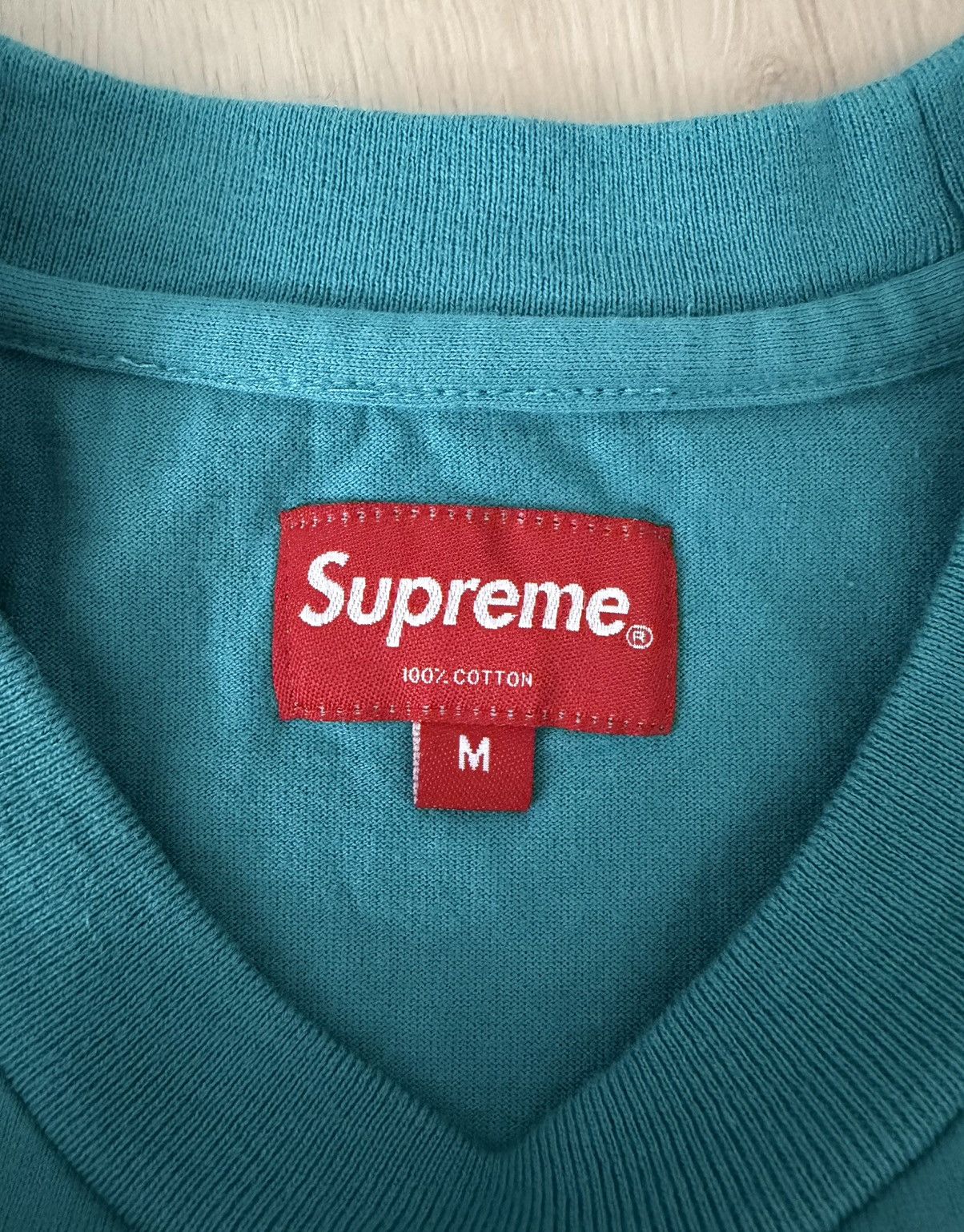 Supreme Supreme SS17 Small Box Tee Dusty Teal Size US M / EU 48-50 / 2 - 5 Thumbnail