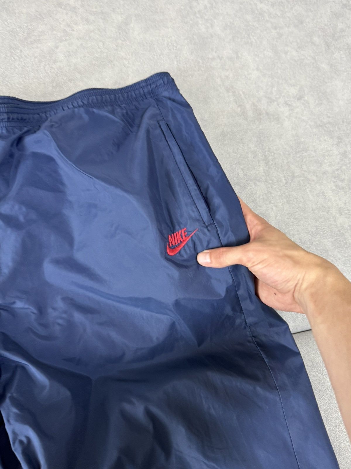 Nike × Vintage Vintage Nike Nylon Y2K Baggy sweatpants pants drill XL Size US 34 / EU 50 - 13 Thumbnail