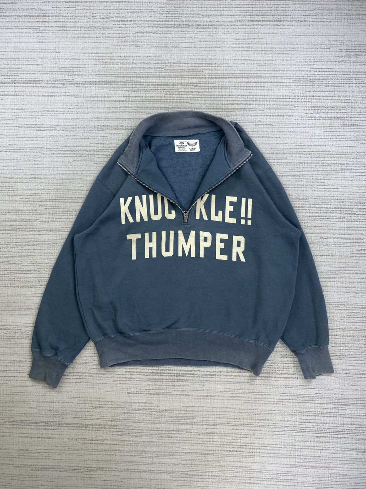Kadoya Vintage Motorcycle Club Apparel G.Tokoro Halfzip Shirt Size US L / EU 52-54 / 3 - 5 Thumbnail