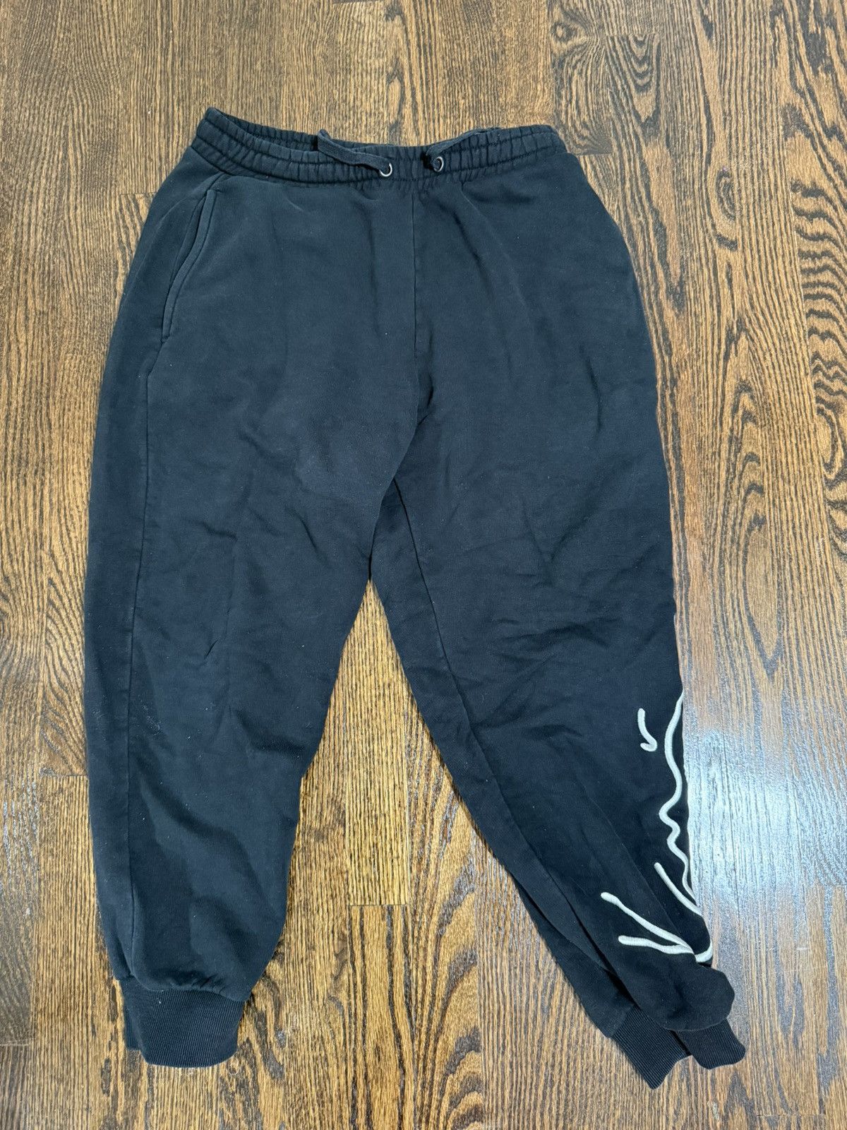 Karl Kani Karl kani black fleece sweatpants joggers Size US M / EU 48-50 / 2 - 1 Thumbnail