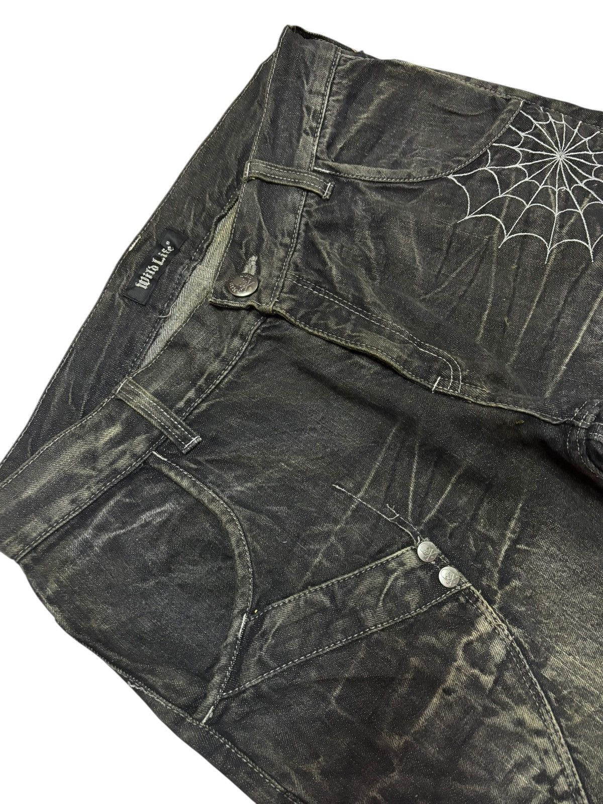Japanese Brand Vtg Wild Life Japan Short Jeans Size US 34 / EU 50 - 5 Thumbnail