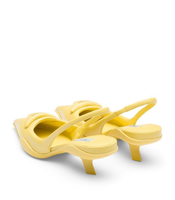 Prada o1la1rc1a0724 Heeled Pump in Yellow Size US 7.5 / IT 37.5 - 6 Thumbnail