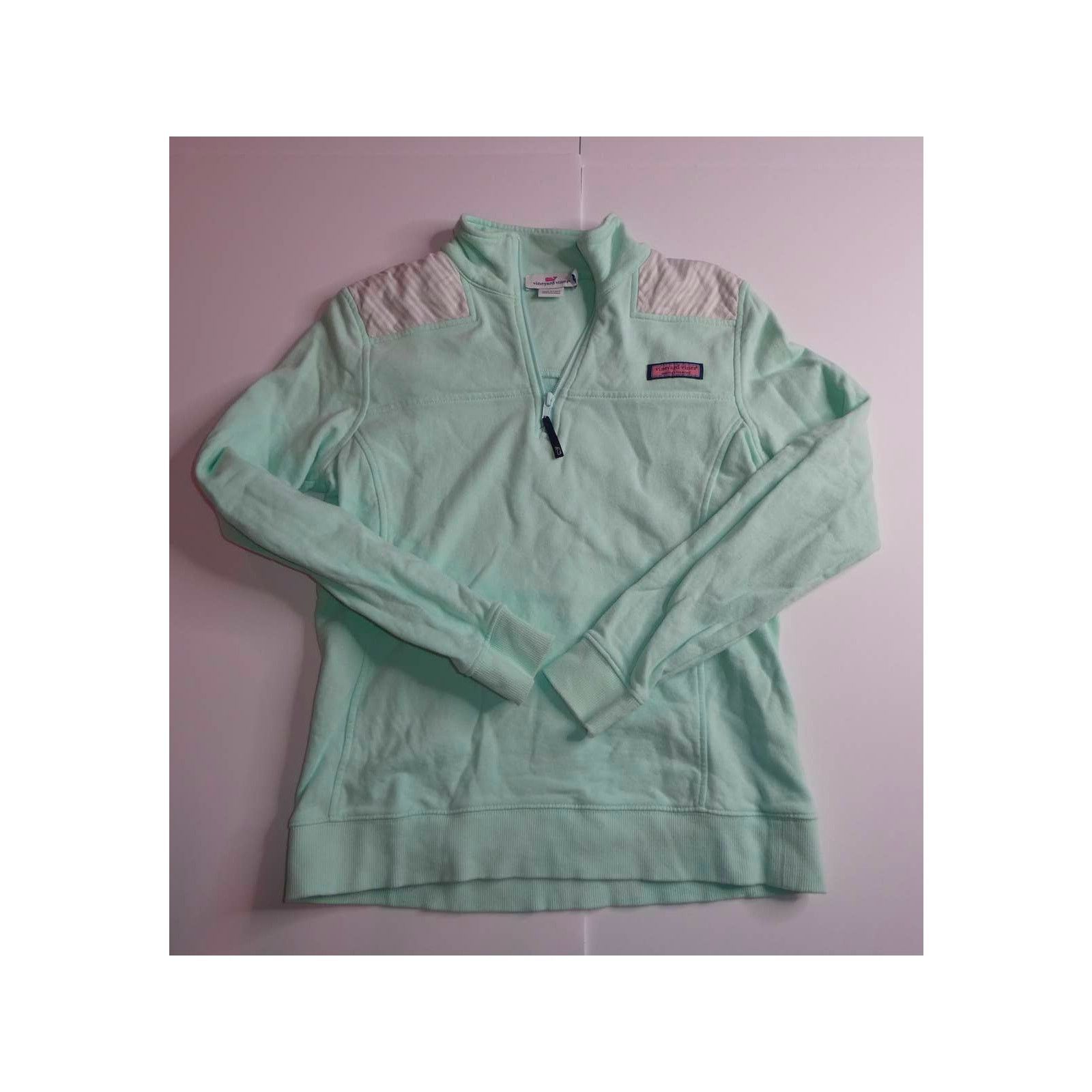 Vineyard Vines VINEYARD VINES 1/4 zip sweatshirt, teal, small Size S / US 4 / IT 40 - 1 Thumbnail