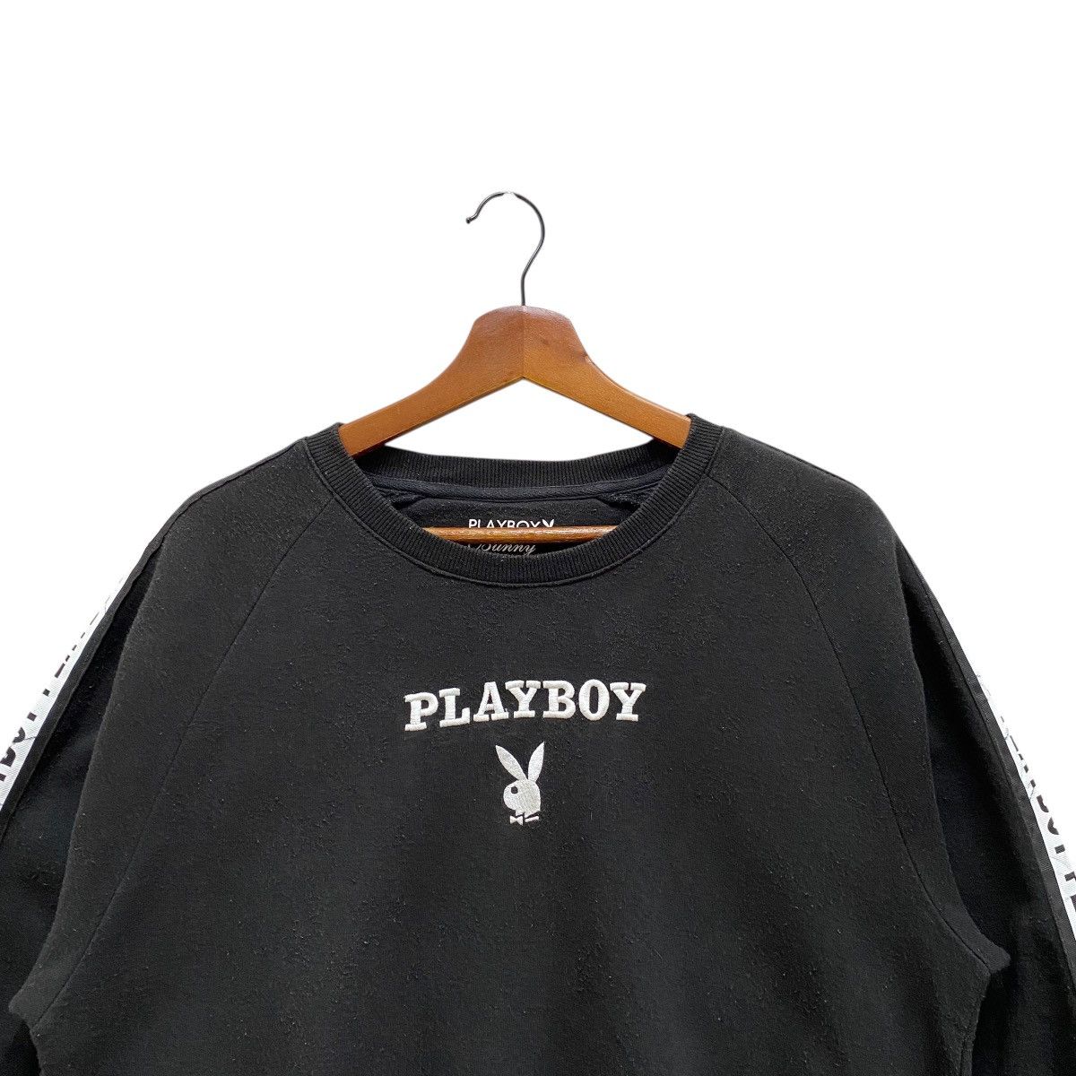 Playboy Vintage Playboy Bunny Sweatshirt Large, Black Side Tape Logo Size US L / EU 52-54 / 3 - 2 Thumbnail