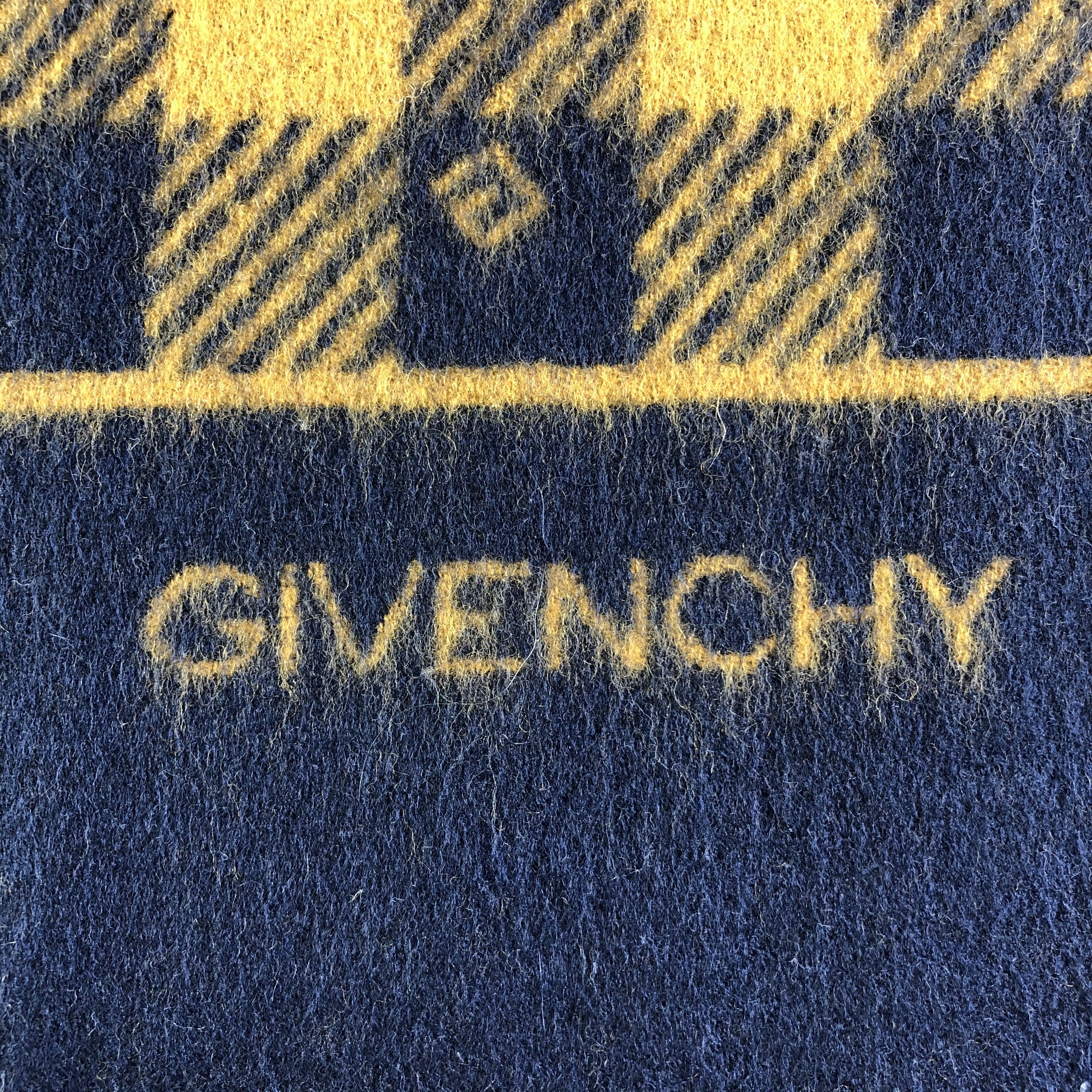 Vintage Givenchy Wool Scarf / Muffler / Neckwear Size ONE SIZE - 4 Thumbnail