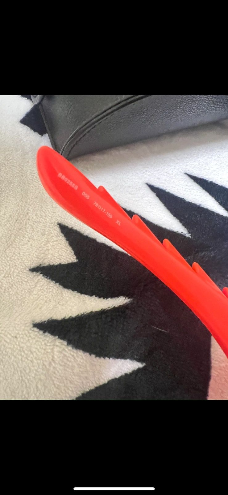 Balenciaga Balenciaga SS23 -Extreme Spikes Orange Sunglasses Size ONE SIZE - 6 Thumbnail