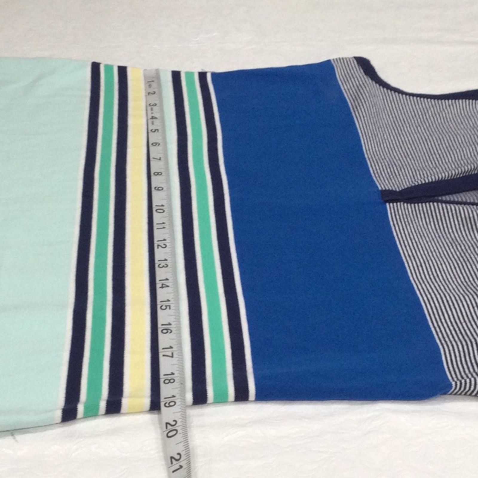 Other Liz Claiborne Weekend Stripe Sleeveless Midi Dress Size LT Size L / US 10 / IT 46 - 14 Thumbnail