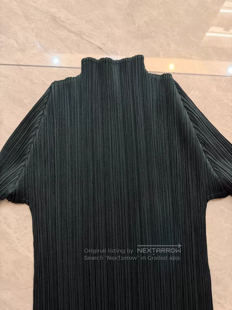 Issey Miyake Issey Miyake Green Long Sleeve Size L / US 10 / IT 46 - 2 Thumbnail