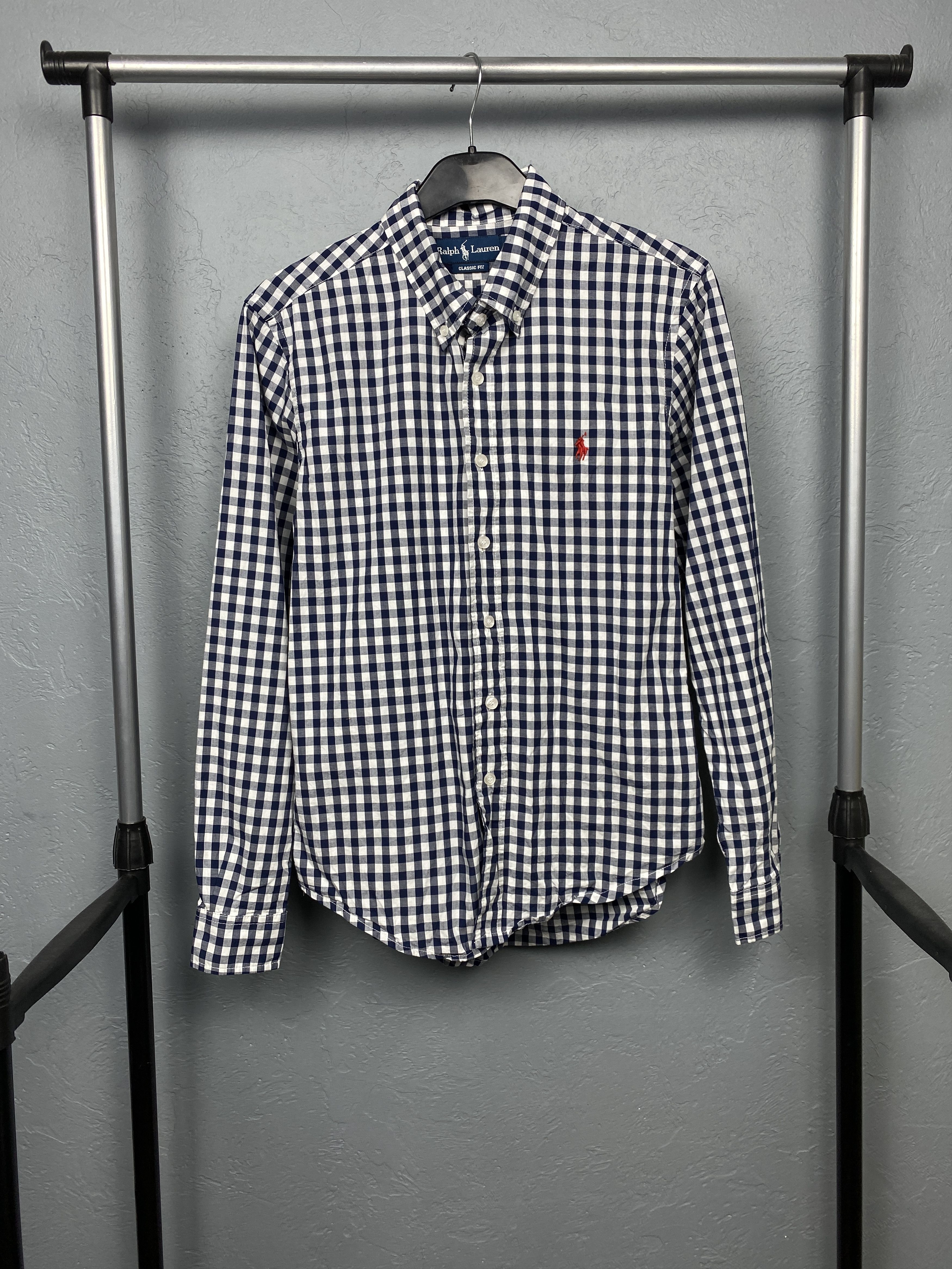 Polo Ralph Lauren × Ralph Lauren × Vintage Polo Ralph Lauren Vintage Mens Long Sleeve Check Shirt Size US M / EU 48-50 / 2 - 1 Thumbnail