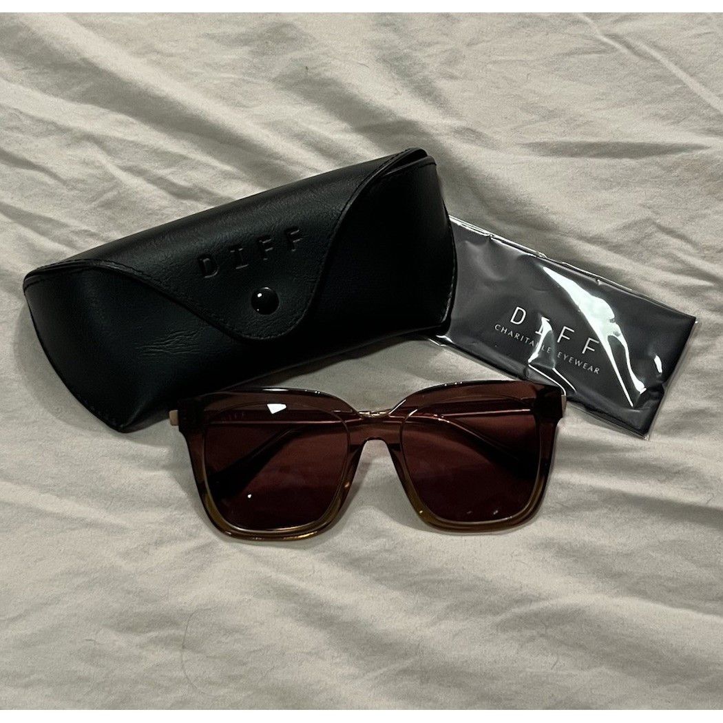 Other Diff Eyewear Bella Sunglasses Clayton / Brown Non-Polarized Size ONE SIZE - 1 Thumbnail