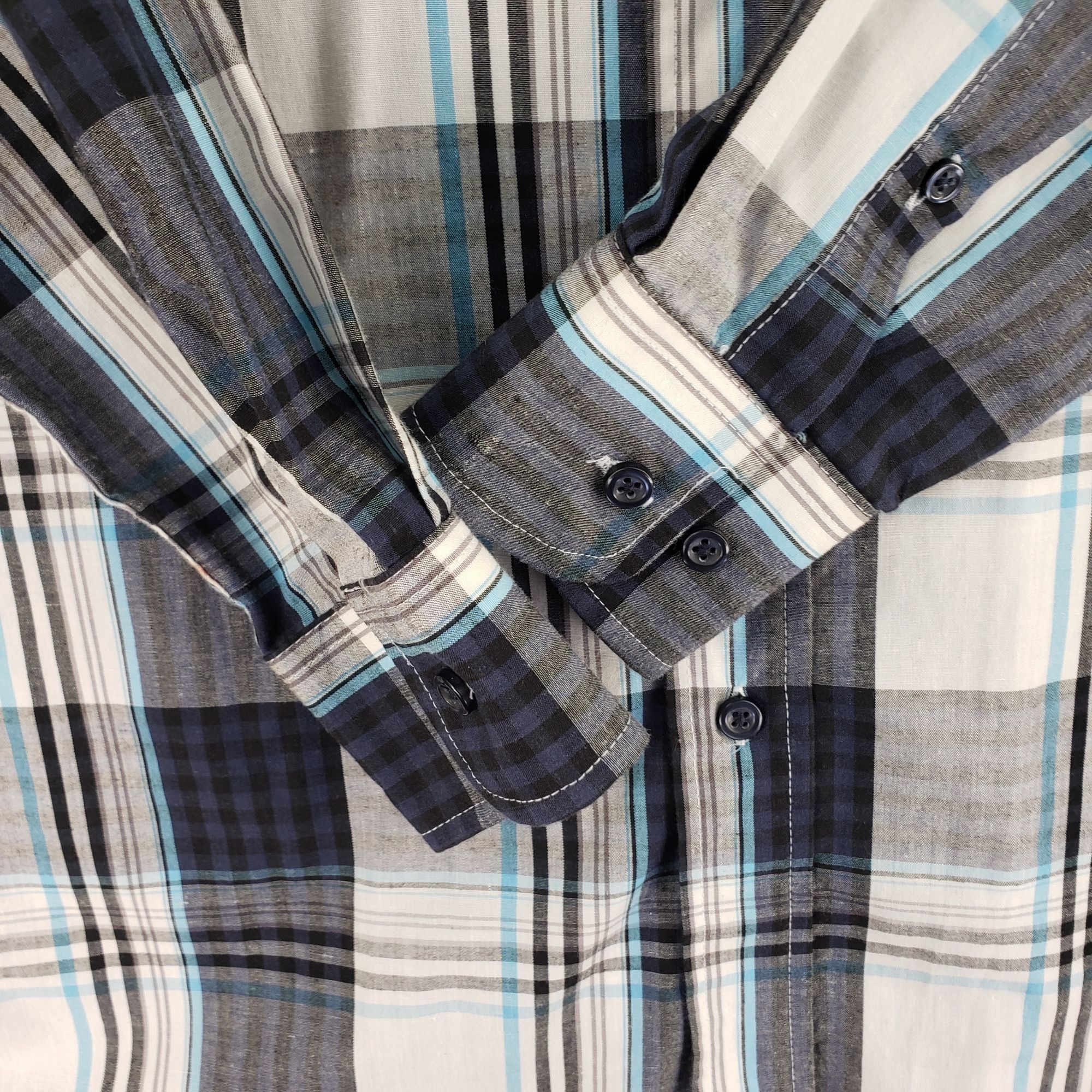 Beverly Hills Polo Club Beverly Hills Polo Club Plaid Button Down Shirt Long Sleeve Size US M / EU 48-50 / 2 - 4 Thumbnail