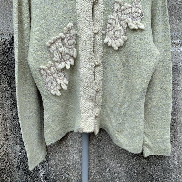 Aran Isles Knitwear BLAYAIS Knit Jumper Pullover Cardigan Made In Japan Size S / US 4 / IT 40 - 3 Thumbnail