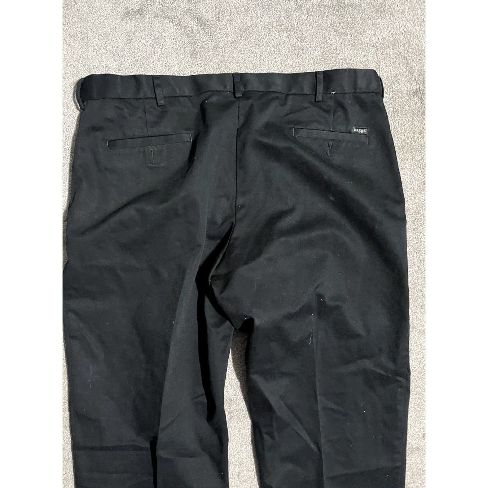 Haggar Men Haggar Pants Pleated Front Stretch waist 40x30 Solid Cotton Pants Men Haggar Pleated Front Stretch Waist 40x30 Solid Cotton Professionally? Size US 40 / EU 56 - 4 Thumbnail