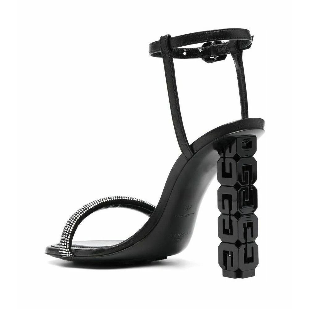 Givenchy o1loc1c0724 Heeled Sandals in Black Size US 6 / IT 36 - 4 Thumbnail