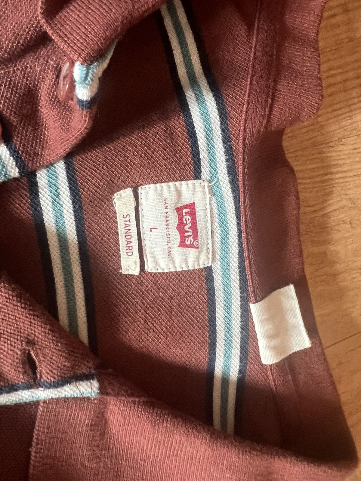 Levi's × Levi's Vintage Clothing Levi’s vintage polo t-shirt Size US L / EU 52-54 / 3 - 4 Thumbnail