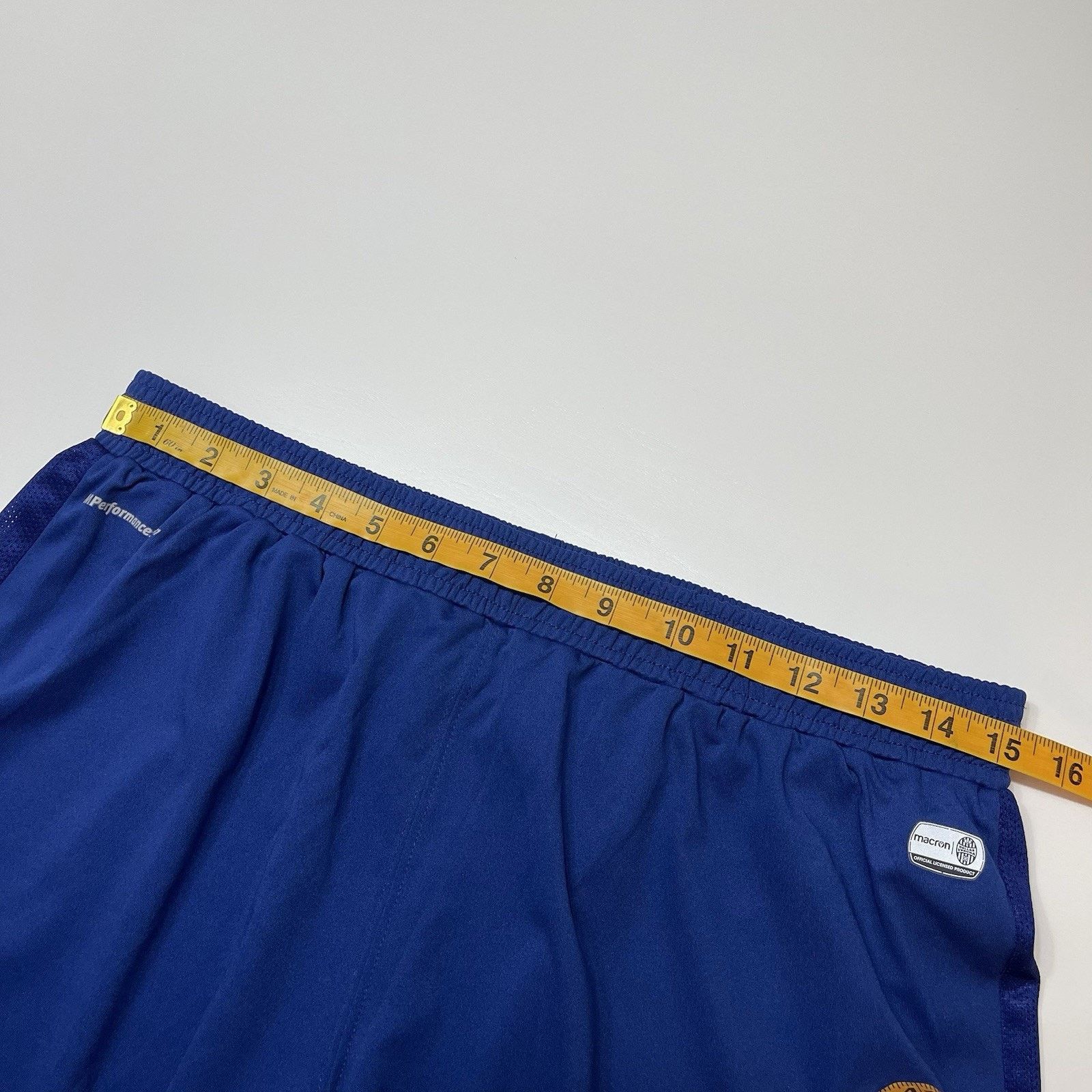 Macron Macron Hellas Verona Blue Football Shorts S047 Size US 32 / EU 48 - 10 Thumbnail