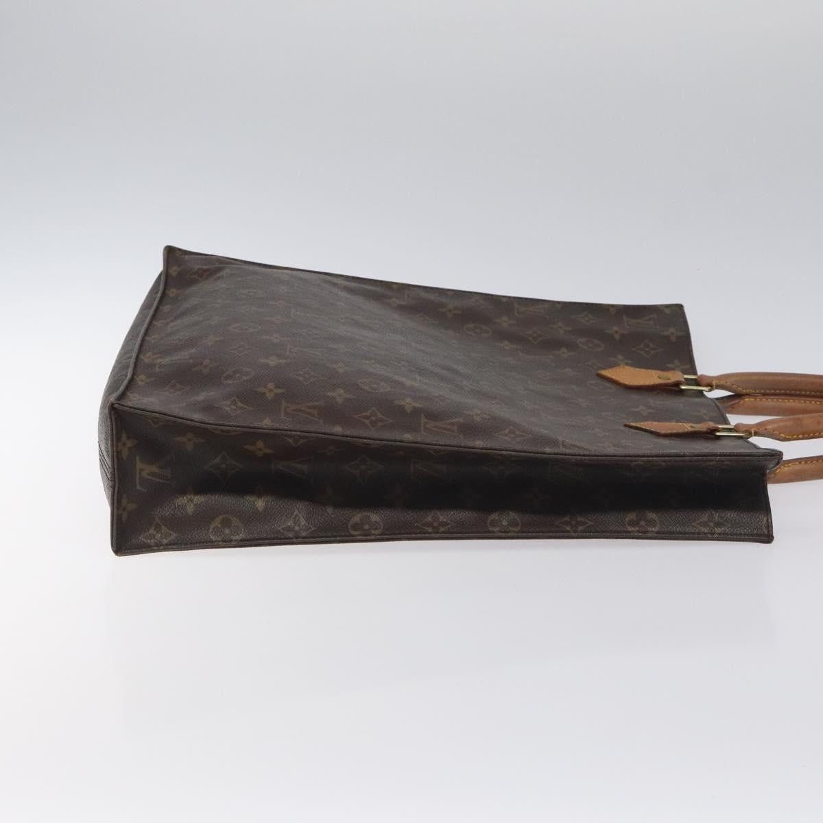 Louis Vuitton LOUIS VUITTON Monogram Sac Plat Hand Bag M51140 Size ONE SIZE - 3 Thumbnail
