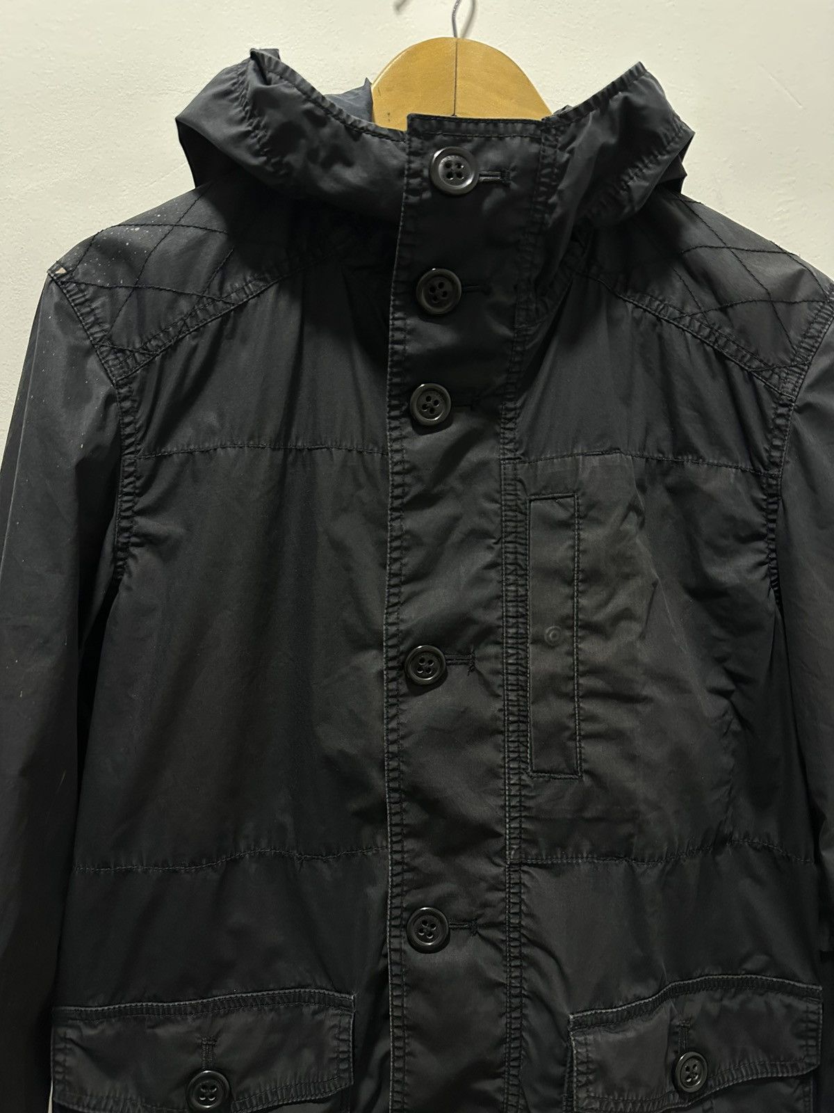 Burberry Burberry Nylon Jacket With Hoodie Blue Lable Series Size US L / EU 52-54 / 3 - 5 Thumbnail