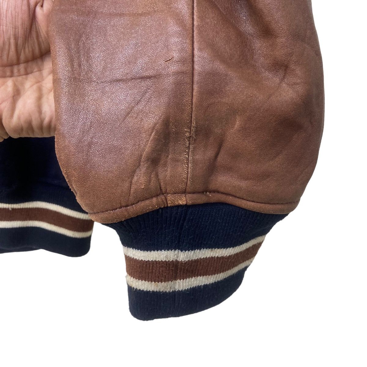 Japanese Brand × Vintage Vintage E B. N Caves D Grace Street Fashion Varsity Jacket Size US M / EU 48-50 / 2 - 13 Thumbnail