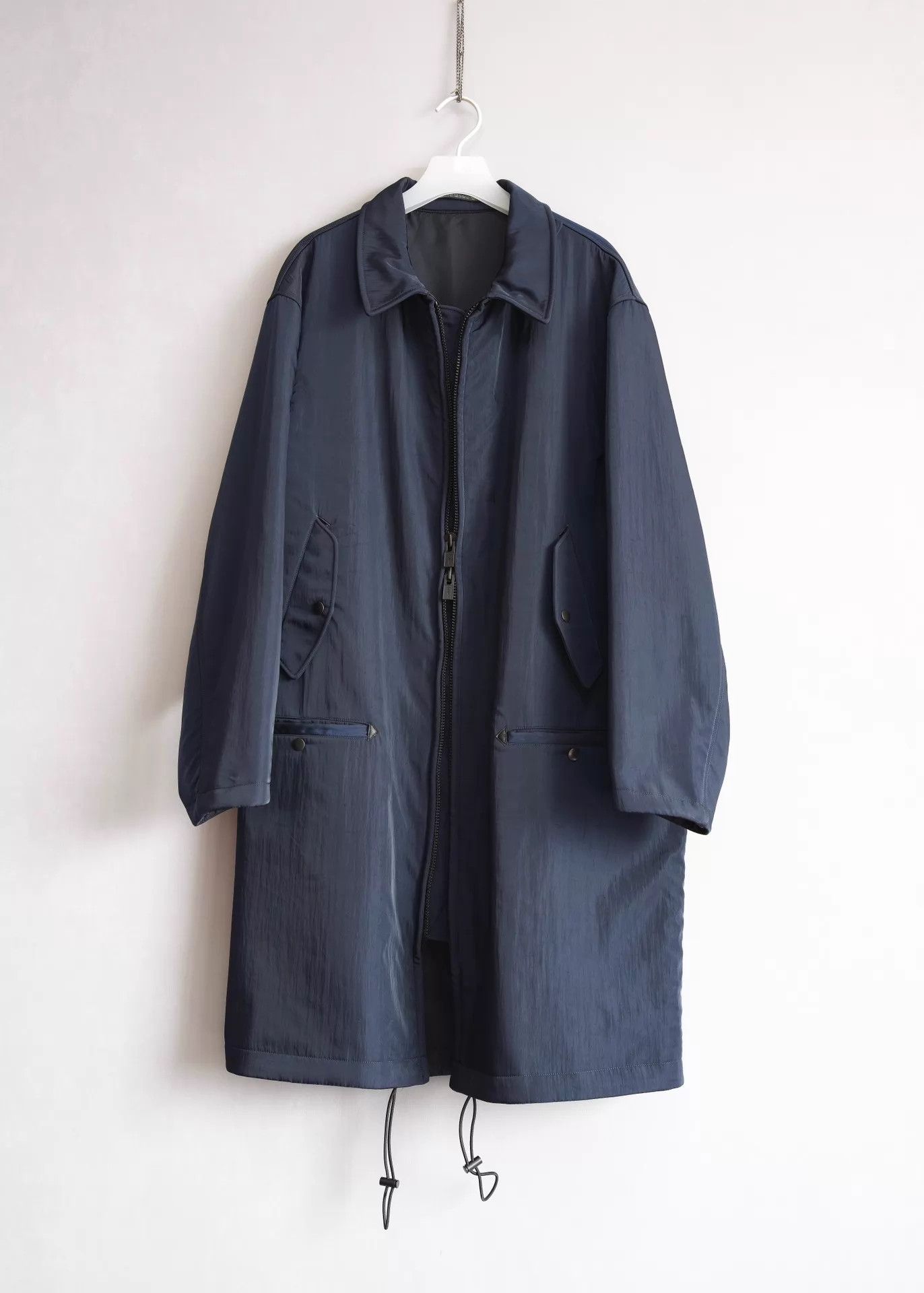 Yohji Yamamoto Men's Yohji Yamamoto 24AW Double Zip Parka Coat Size US M / EU 48-50 / 2 - 1 Thumbnail