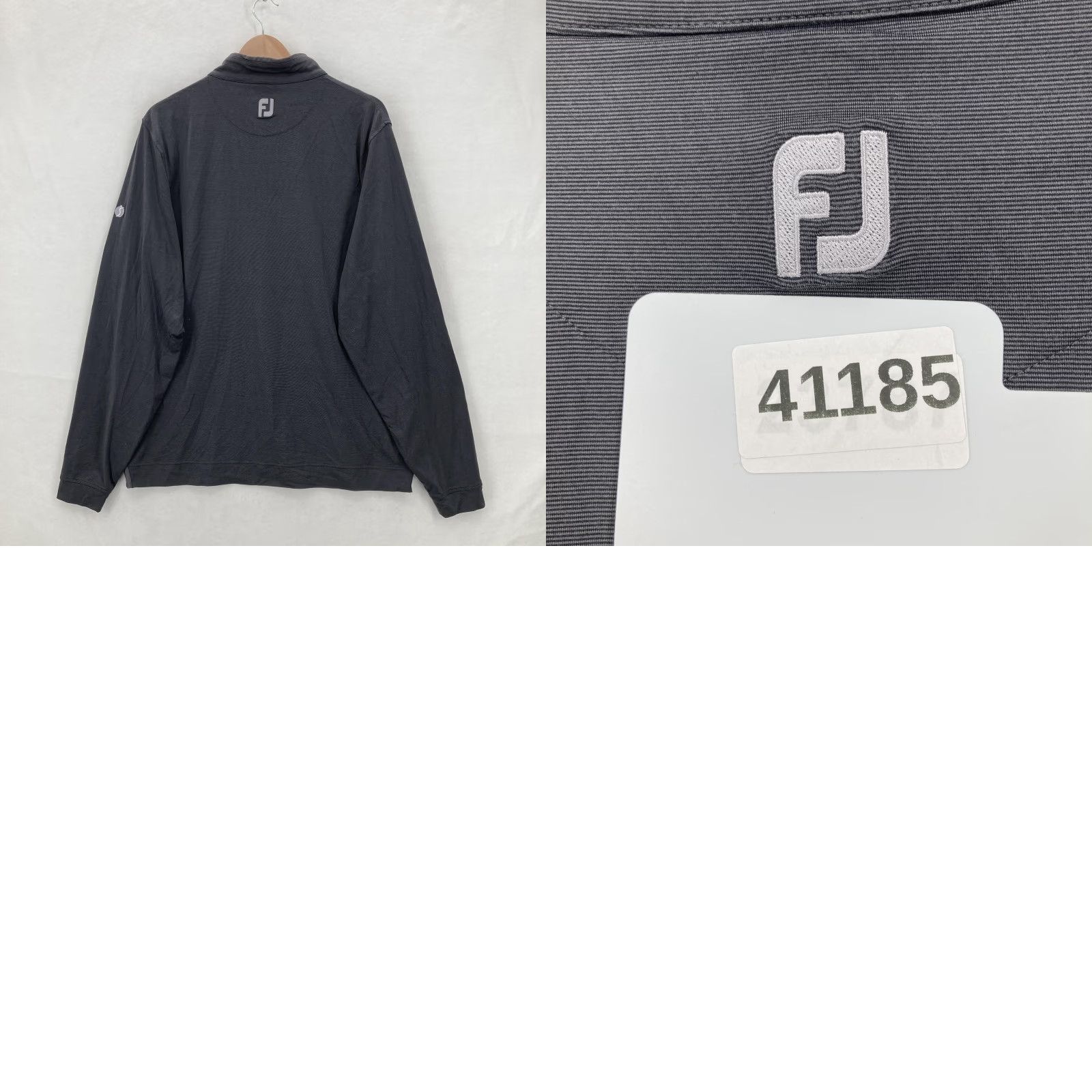 Footjoy FootJoy Pullover Mens L Gray Quarter Zip Golf Performance Stretch Athletic Shirt Size US L / EU 52-54 / 3 - 9 Thumbnail