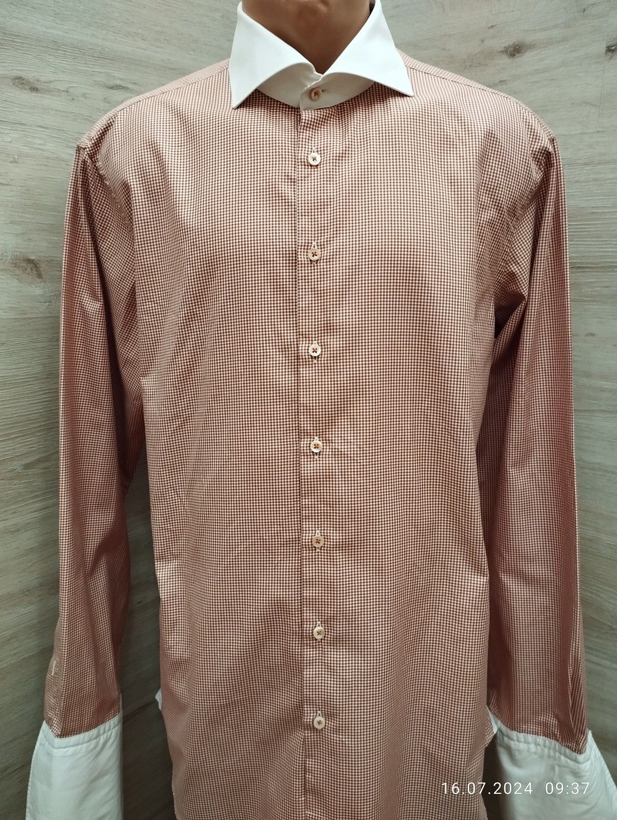 Stenstroms Men's Dress Shirt Size L/XL 17 43