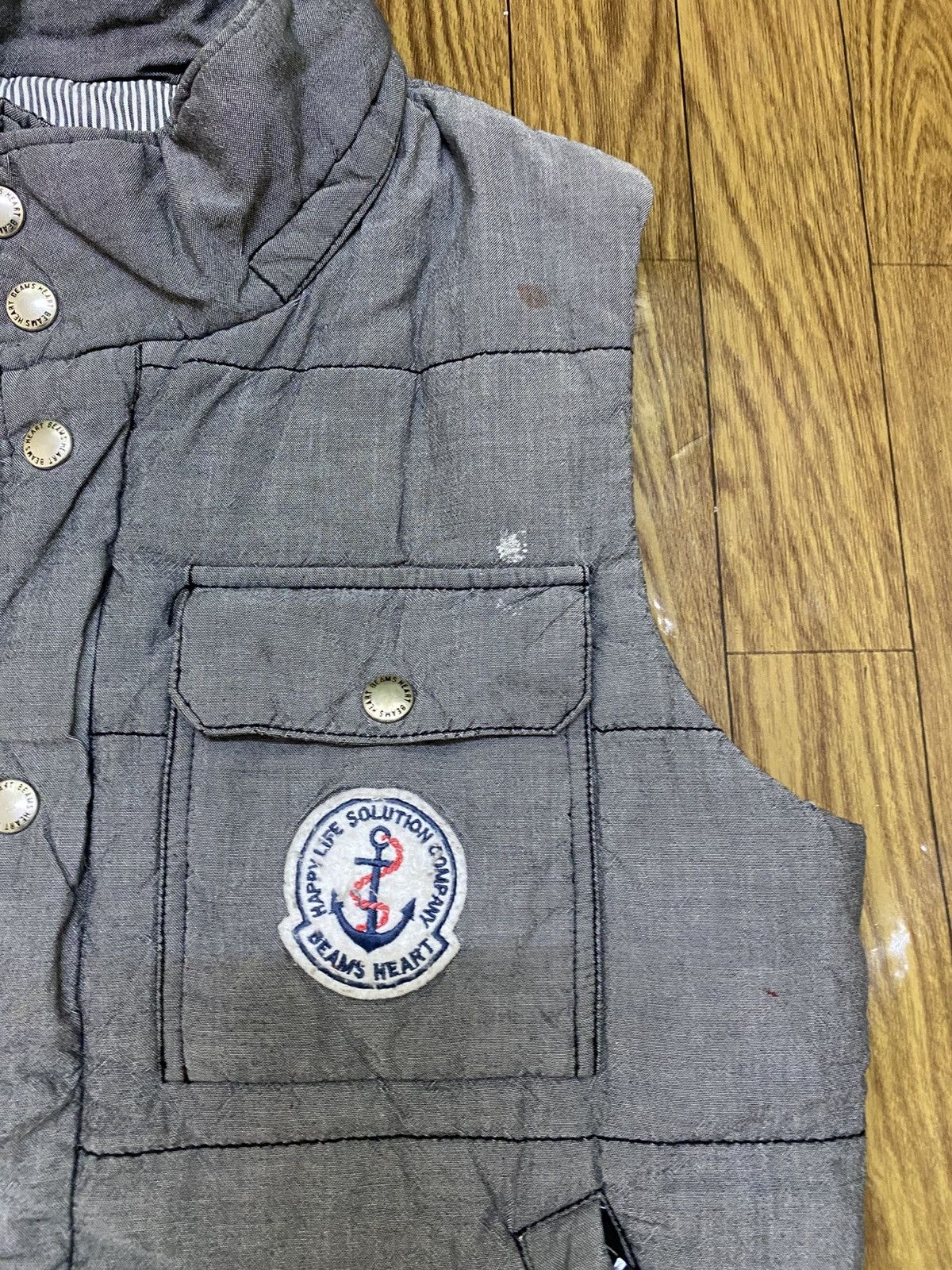 Beams Japan Beams Heart factory vest jacket Size US S / EU 44-46 / 1 - 2 Thumbnail