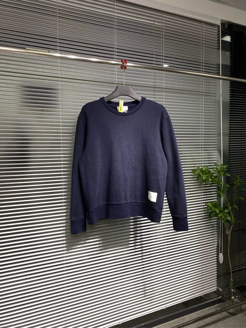 Thom Browne Thom Browne size4 Knitted pullover hoodie with colored stri Size US XL / EU 56 / 4 - 2 Thumbnail
