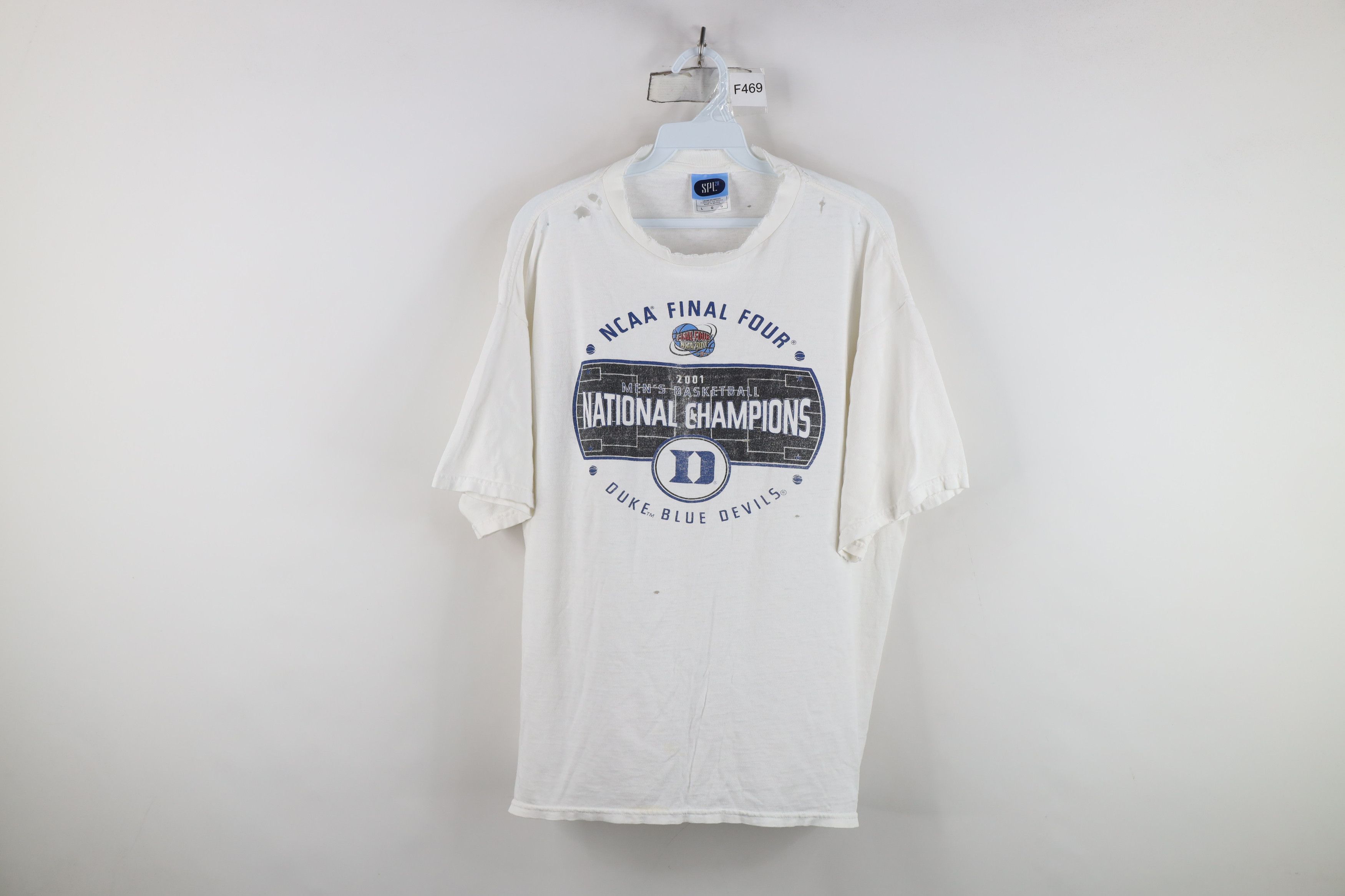 Vintage Vintage Y2K 2001 Final Four University Basketball T-Shirt Size US L / EU 52-54 / 3 - 1 Thumbnail