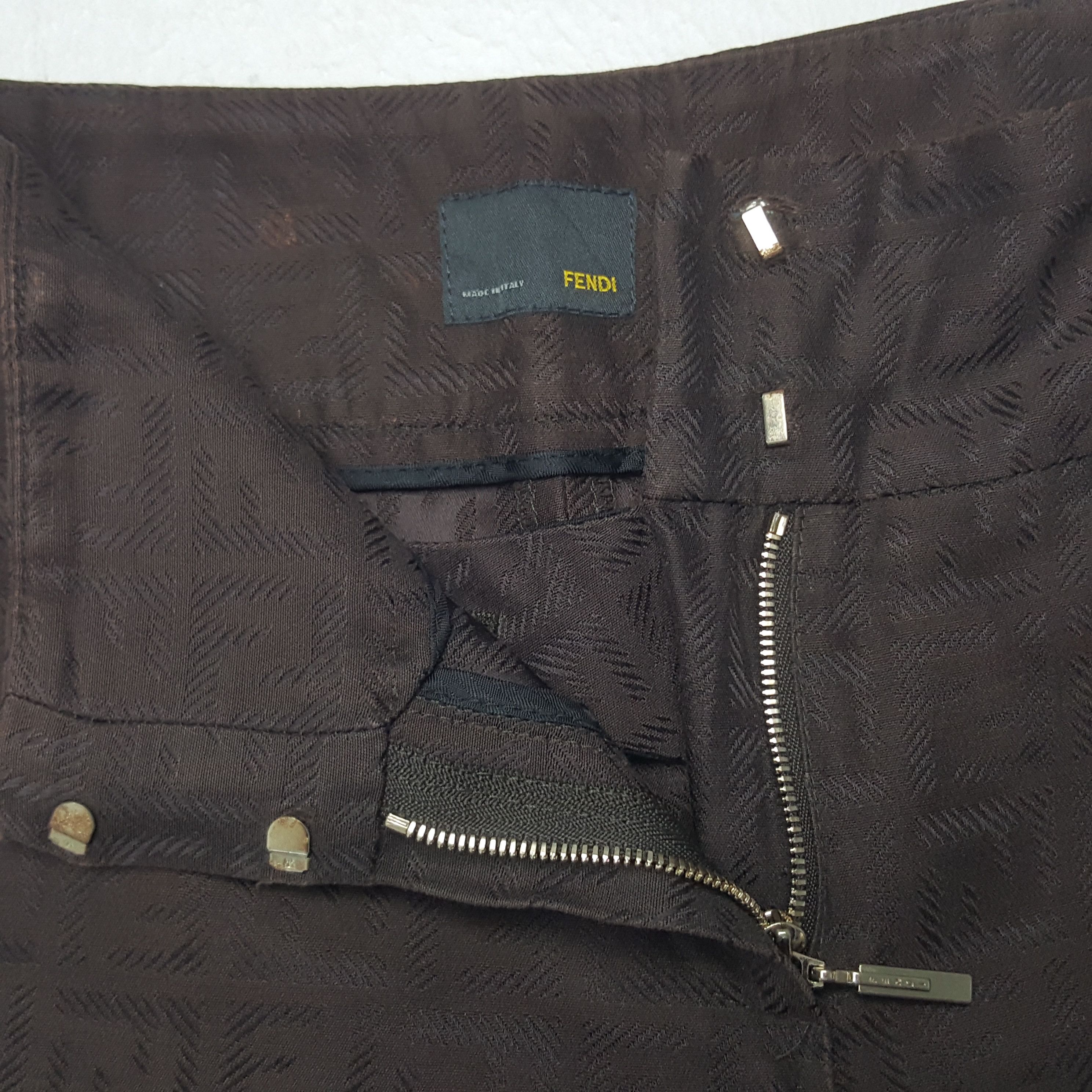 Fendi × Vintage Vintage Fendi Monogram Pants Size 27" / US 4 / IT 40 - 12 Thumbnail