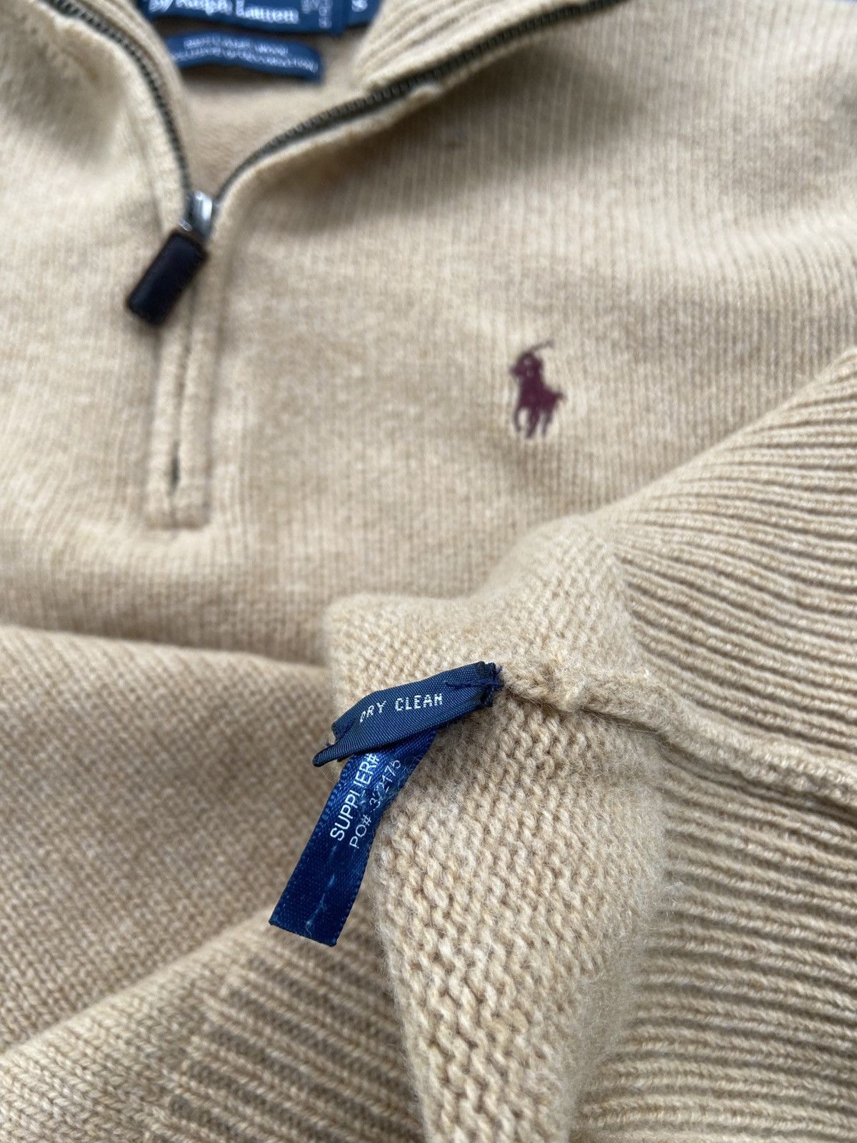 Polo Ralph Lauren × Vintage 🌊 Vintage Polo Ralph Lauren Quarter 1/4 Zip Sweater Y2K Size US S / EU 44-46 / 1 - 6 Thumbnail