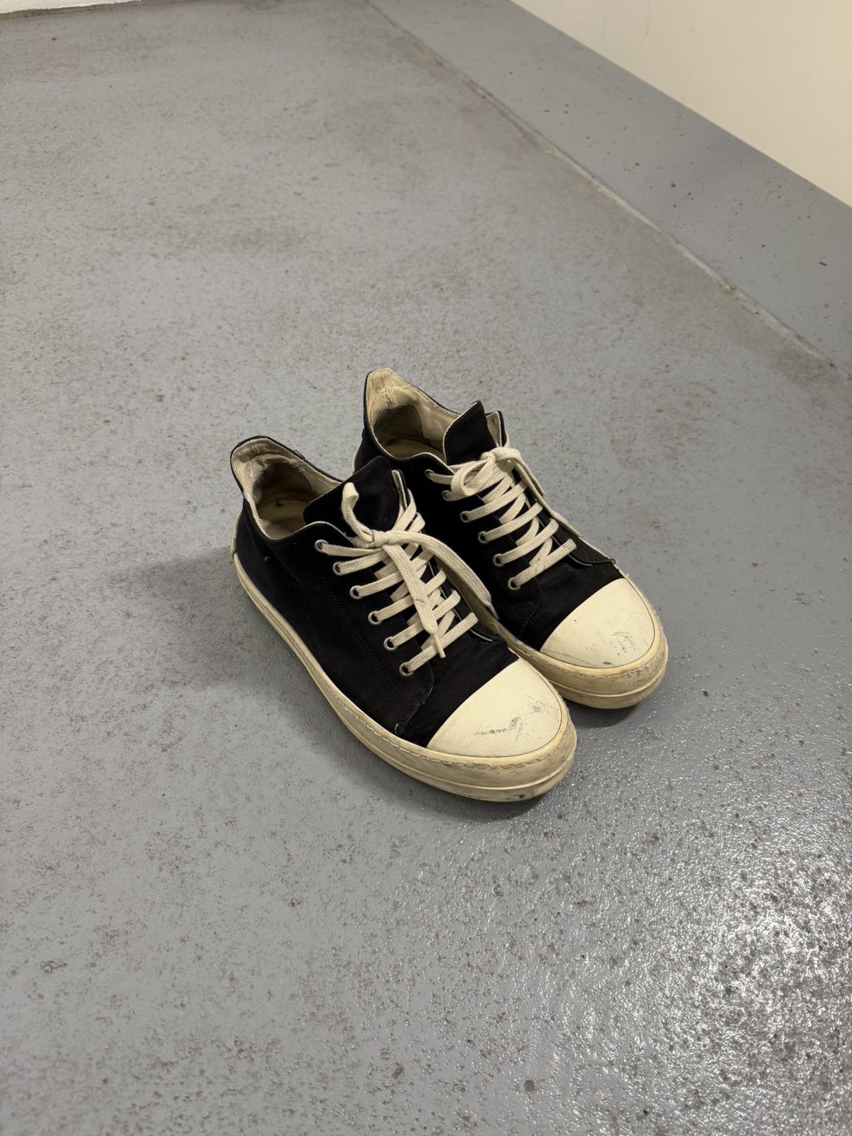 Rick Owens Drkshdw Rick Owens Drkshdw Low Ramones Size US 8 / EU 41 - 1 Thumbnail