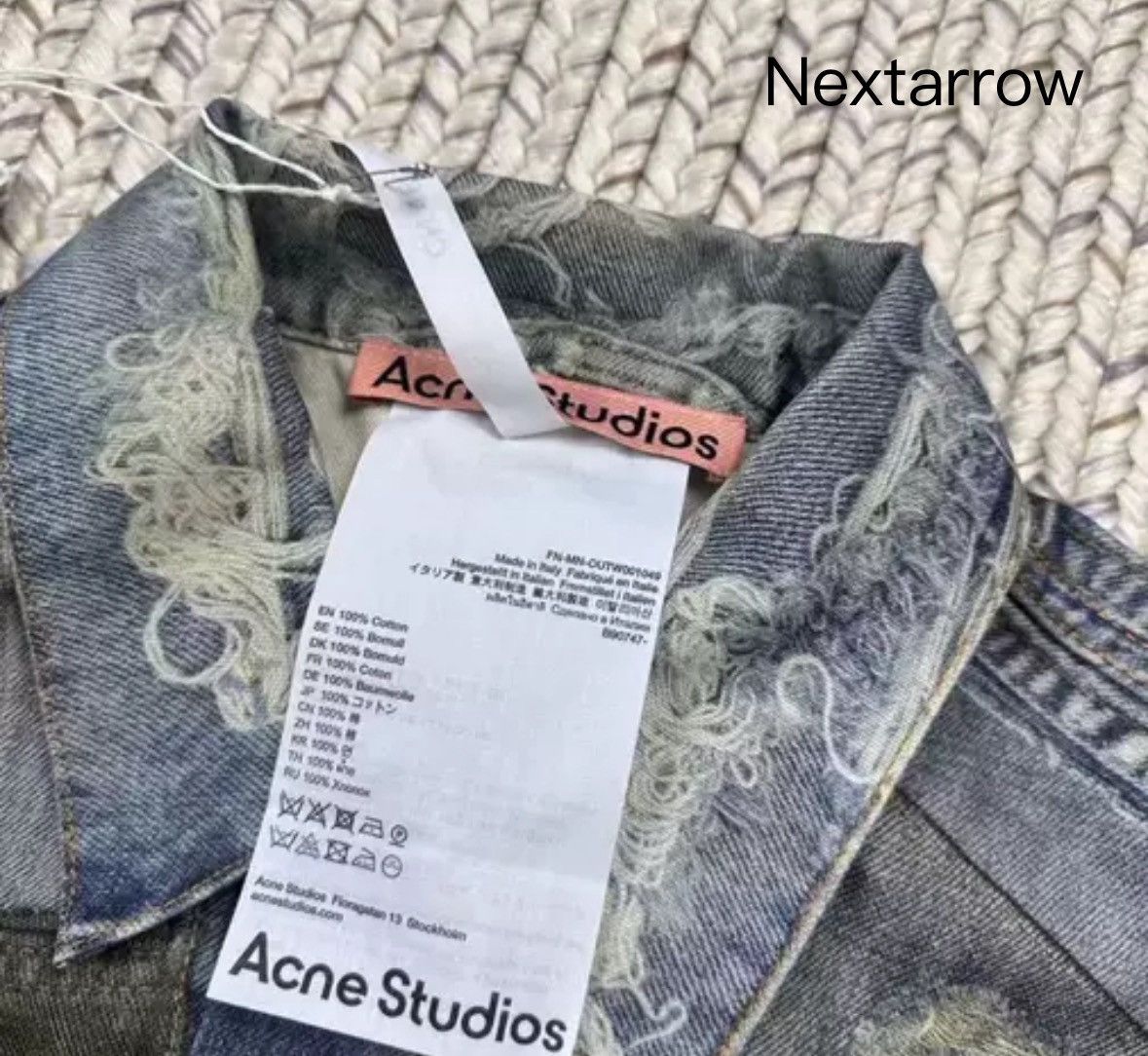Acne Studios Acne studios Digital printed denim jacket 2412-Nextarrow Size US M / EU 48-50 / 2 - 2 Thumbnail