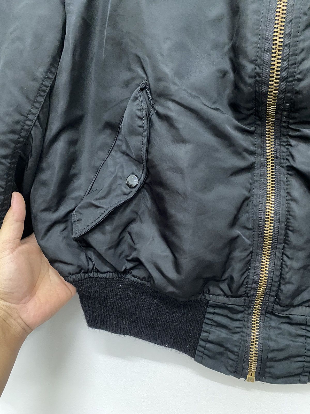Alpha Industries 80s Alpha Industries Reversible Bombers Flying Jacket Size US L / EU 52-54 / 3 - 5 Thumbnail