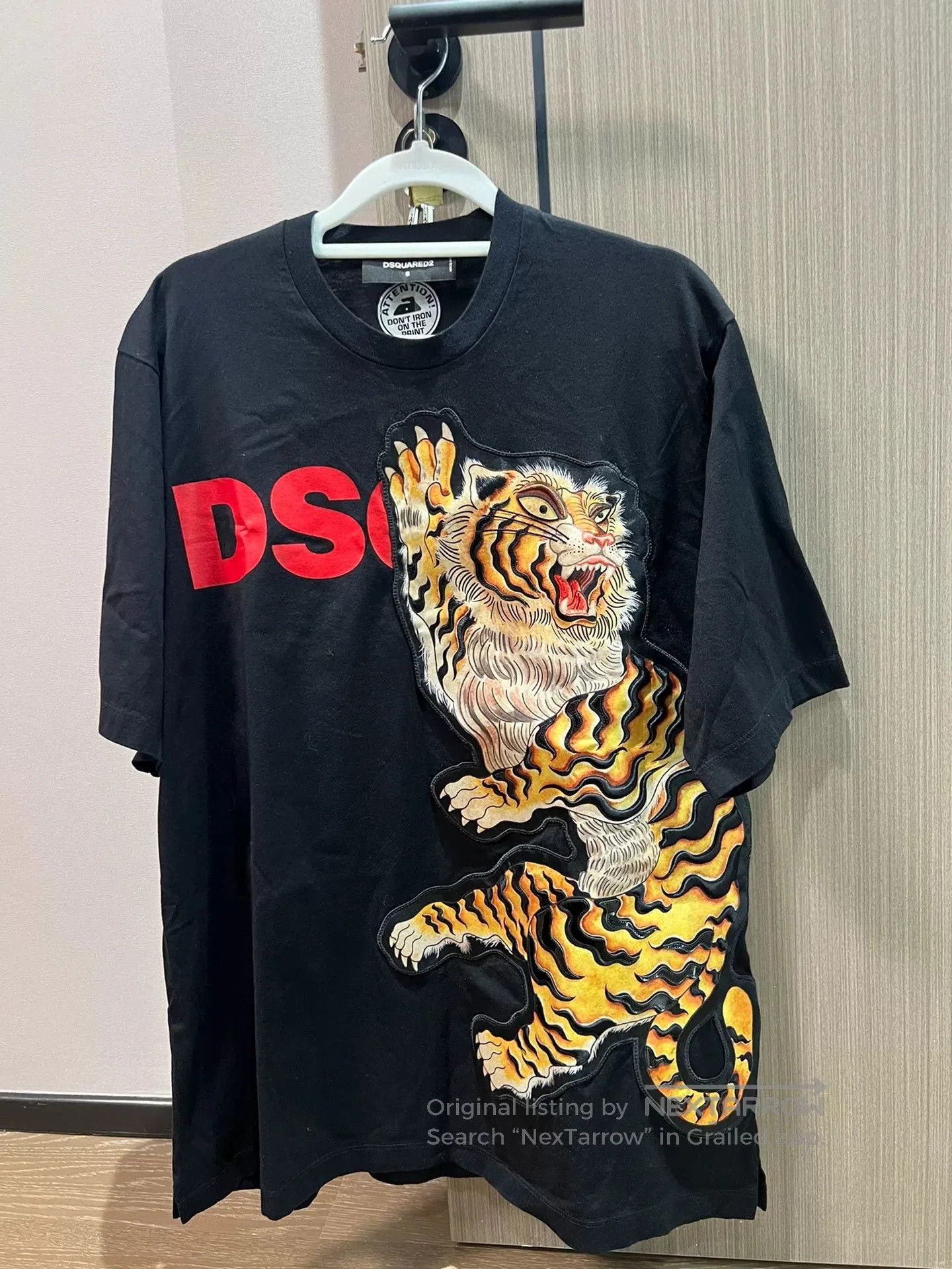 Dsquared2 Dsquared2 Tiger Embroidery Short Sleeve Shirt. Size US S / EU 44-46 / 1 - 1 Thumbnail