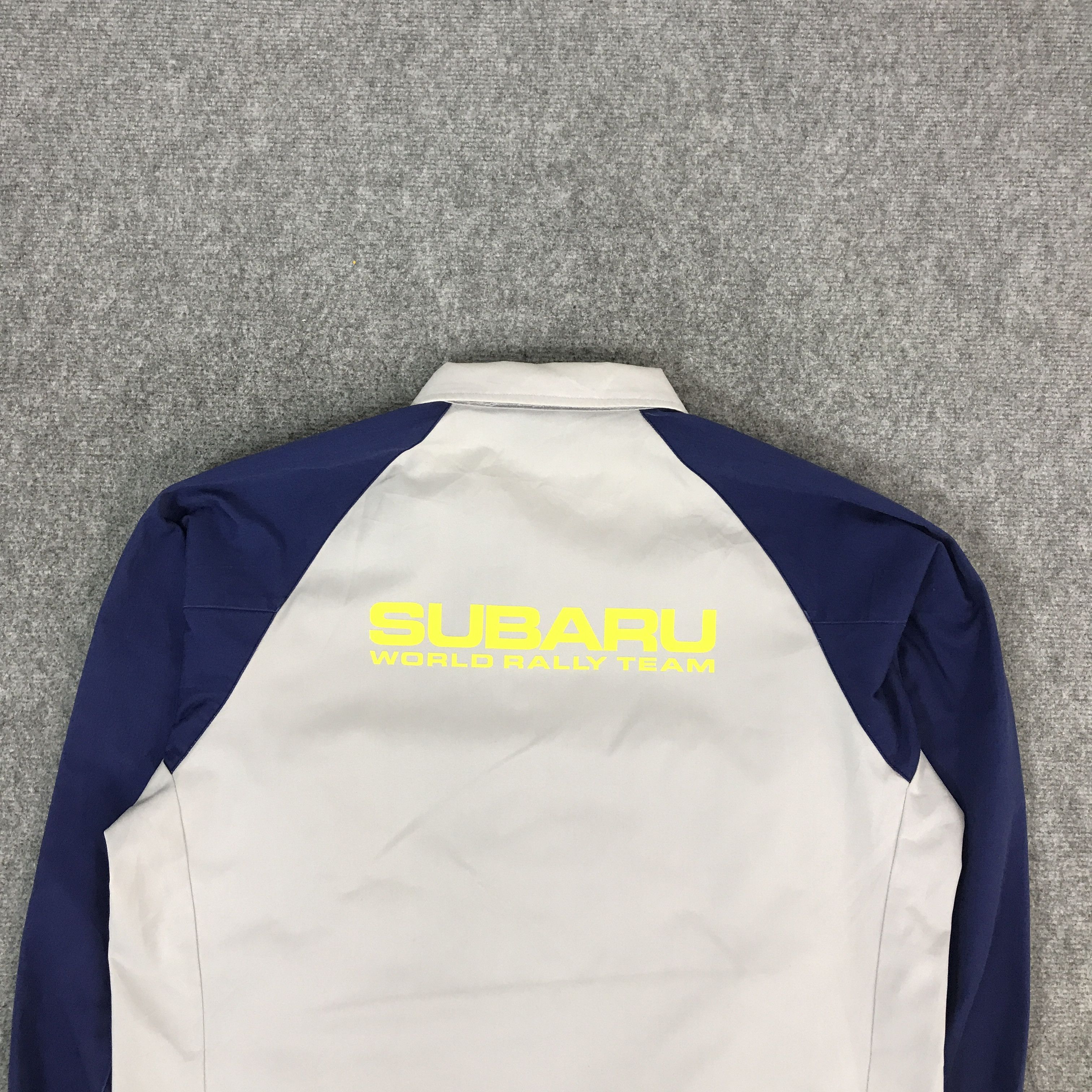 Japanese Brand VINTAGE SUBARU WORLD RALLY TEAM RACING CUSTOM JACKET Size US L / EU 52-54 / 3 - 4 Thumbnail