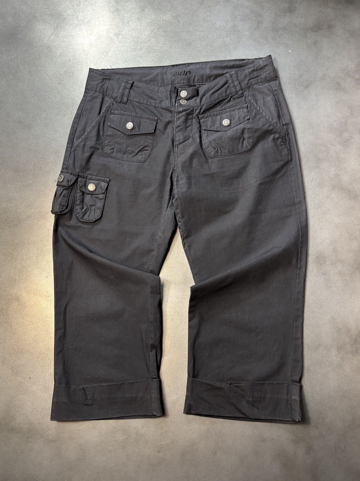 Designer × Other Y2K Capris Shorts 2000s Vintage Cargo Shorts DDP Size 29" - 16 Thumbnail