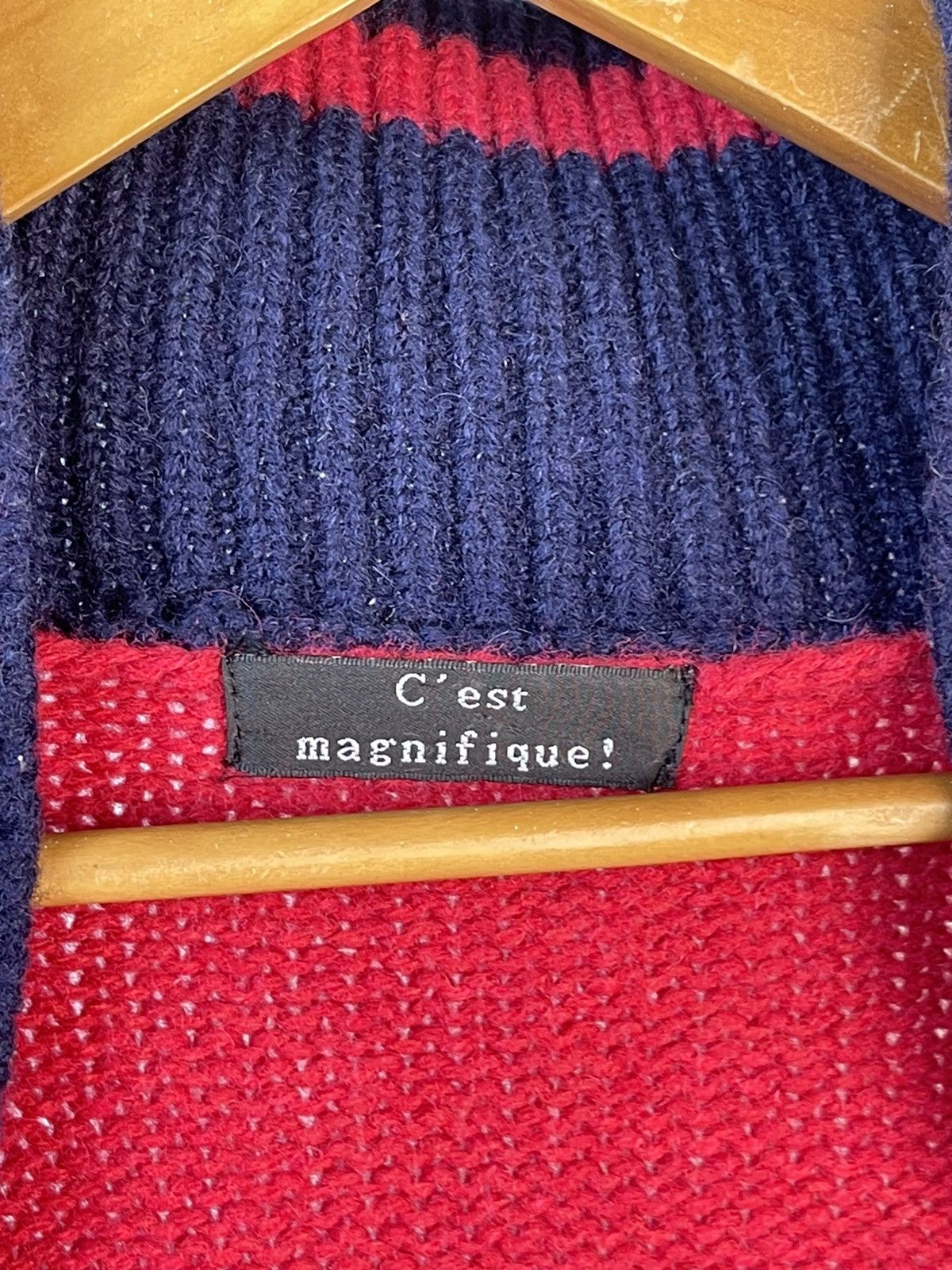 Japanese Brand Japanese brand Bambi Wool Zipper Knit a7 Size US M / EU 48-50 / 2 - 12 Thumbnail