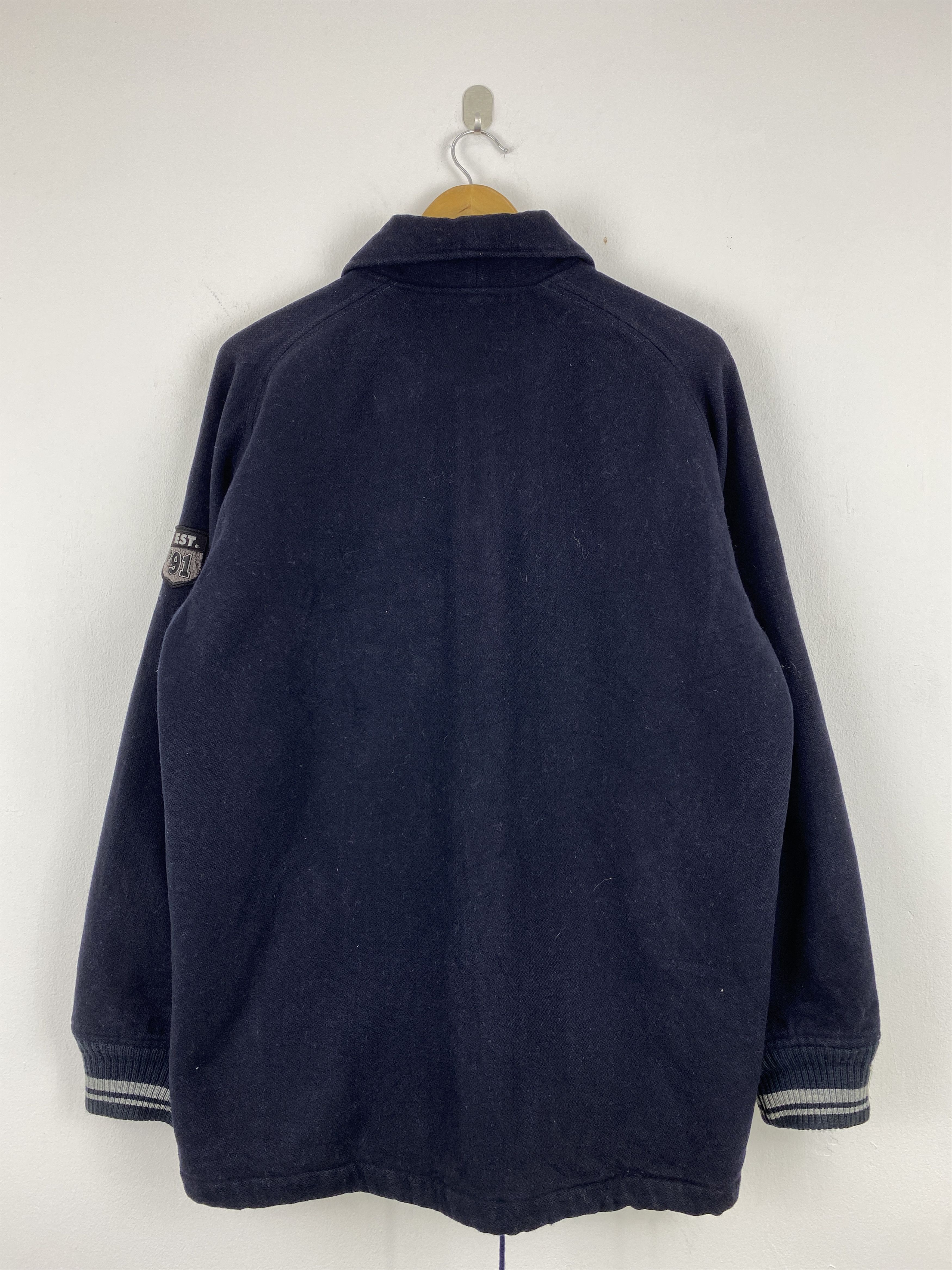Vintage × Xlarge Vintage X-Large Wool/Quilted Button Ups Varsity Jacket Size US L / EU 52-54 / 3 - 3 Thumbnail