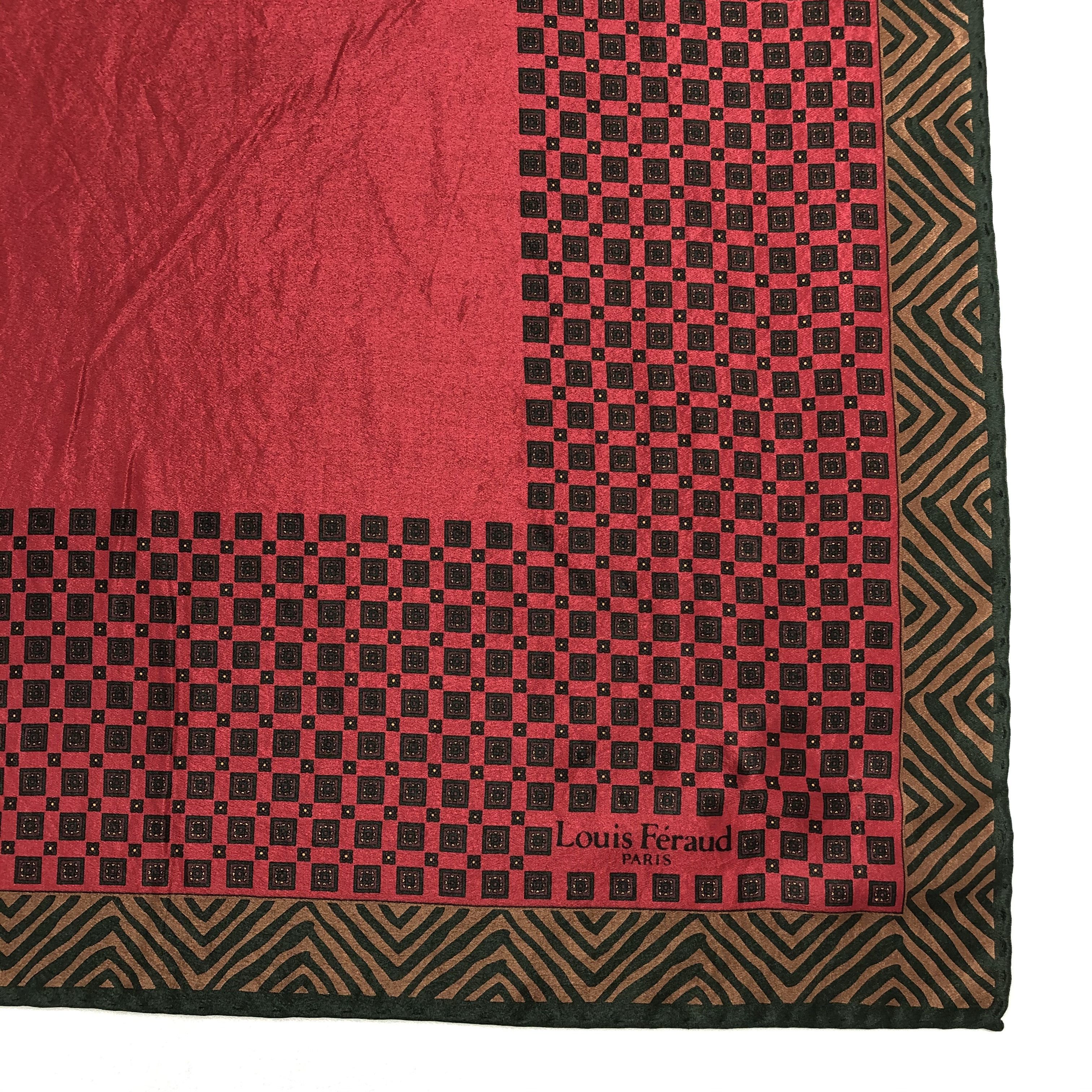 Louis Feraud Vintage Louis Feraud Silk Scarf Size ONE SIZE - 4 Thumbnail